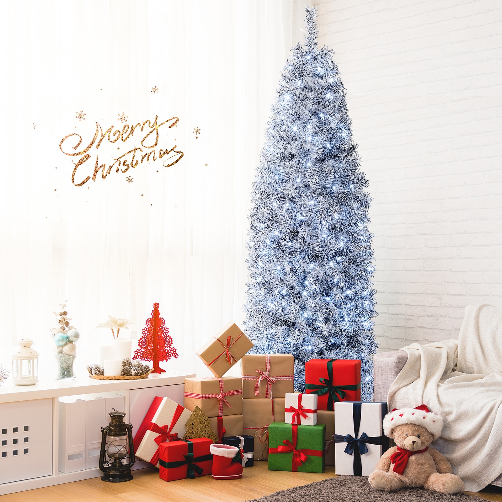 WELLFOR CM-HGY-23457US Artificial-Christmas-Trees - View #7