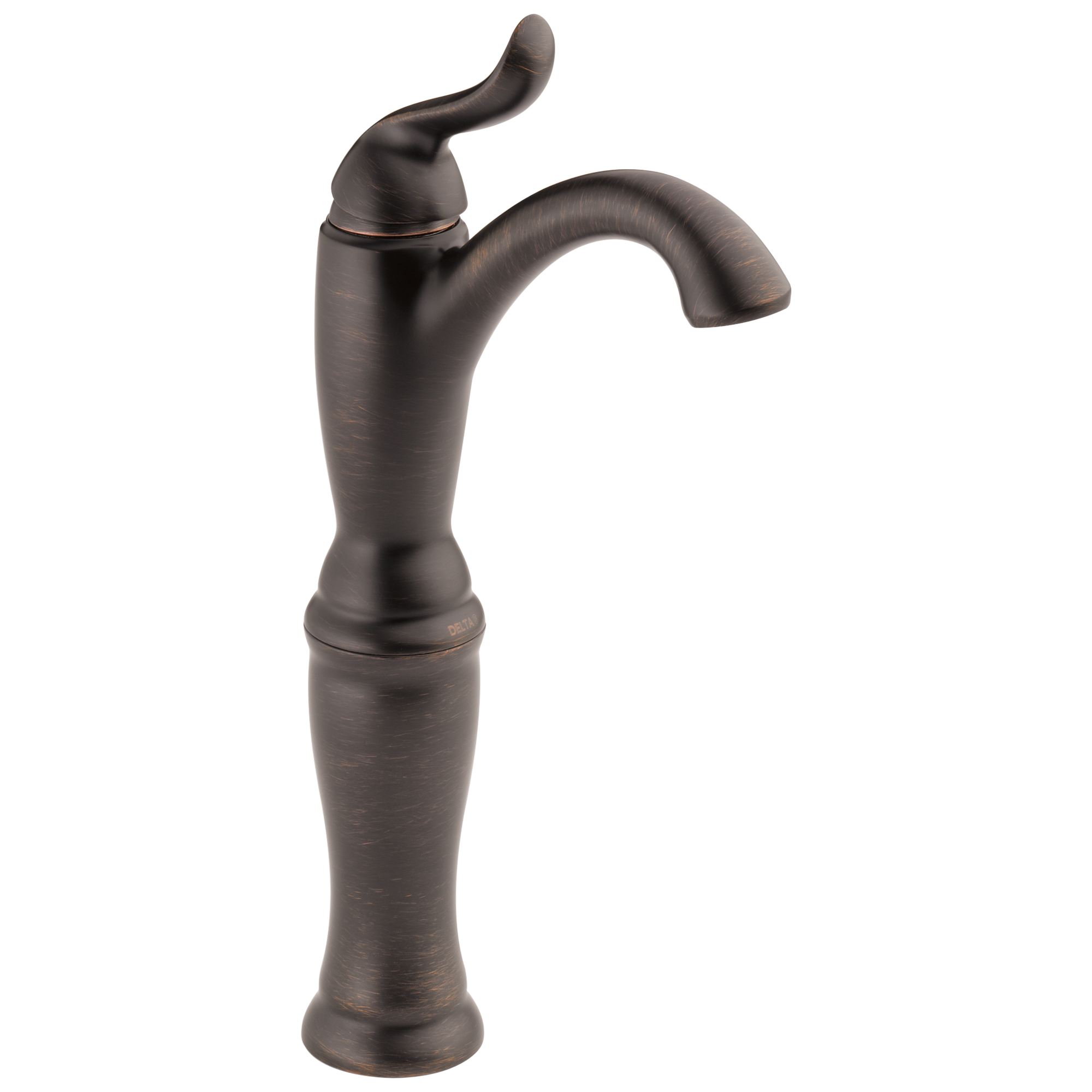 Delta 794-RB-DST Linden Venetian Bronze Vessel 1-handle WaterSense Mid-arc Residential Handle Bathroom Sink Faucet