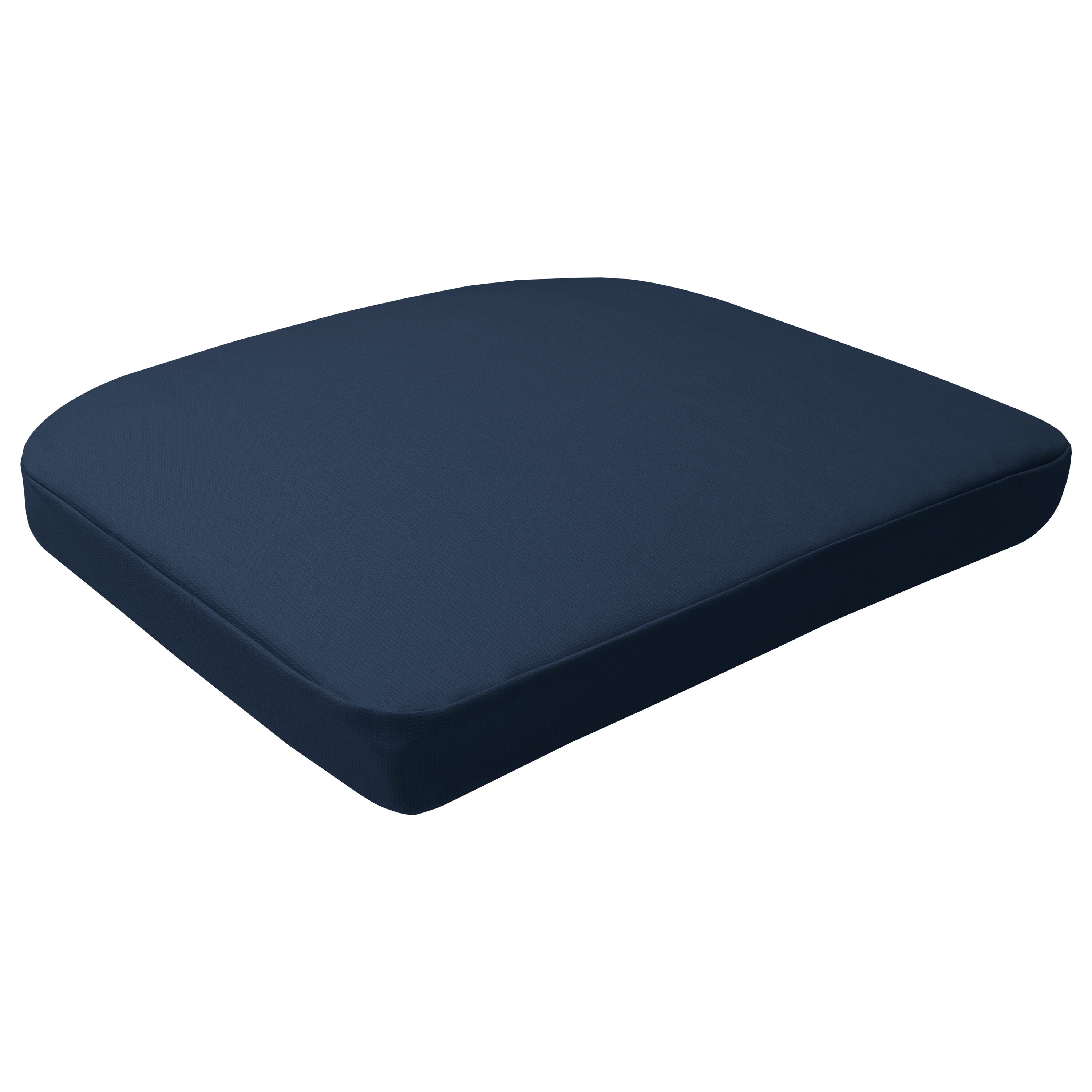 Style Selections 21329S-108B234 Lola 18-in x 21-in Blue Patio chair cushion