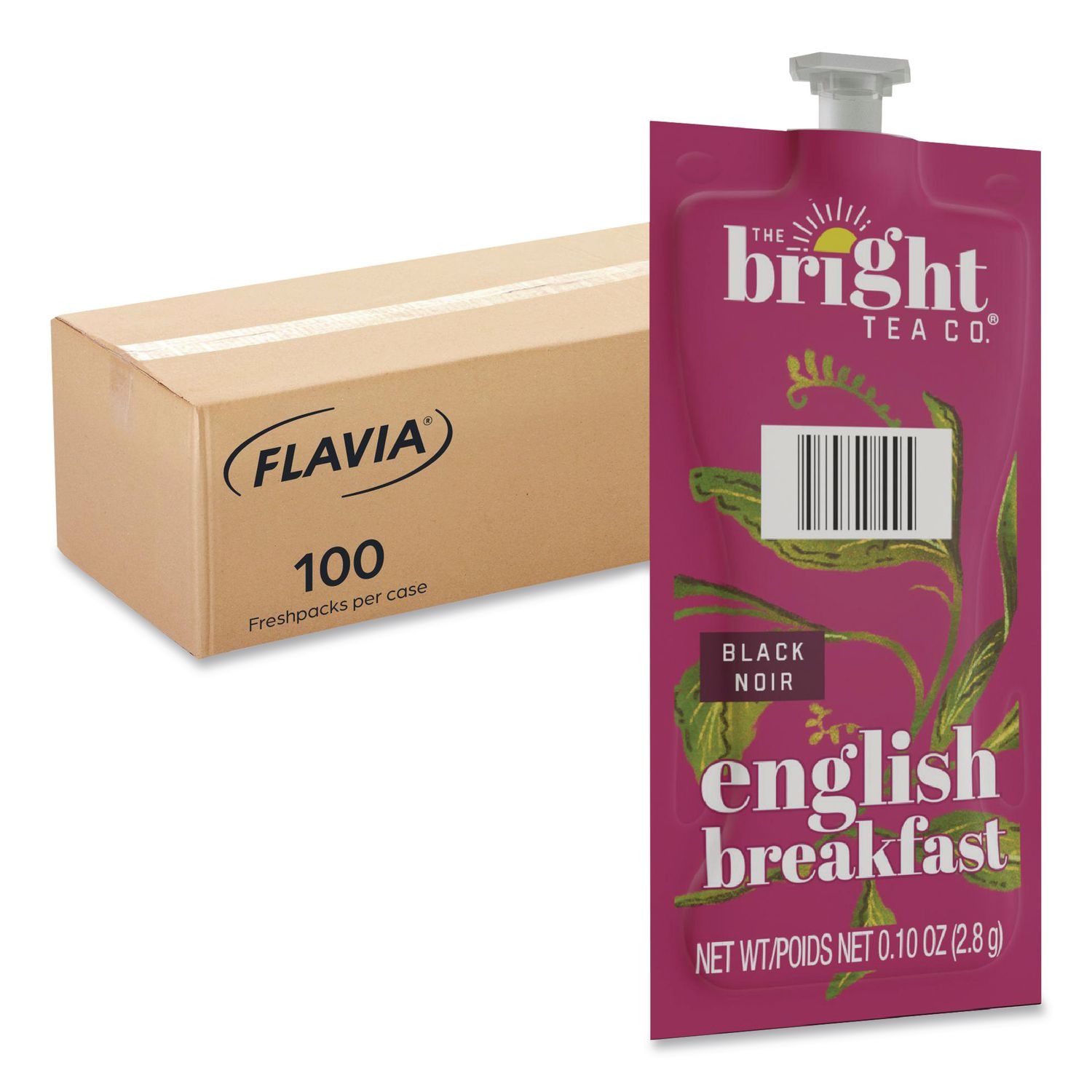 Flavia The Bright Tea Co. English Breakfast Black Tea Freshpack 100/Carton