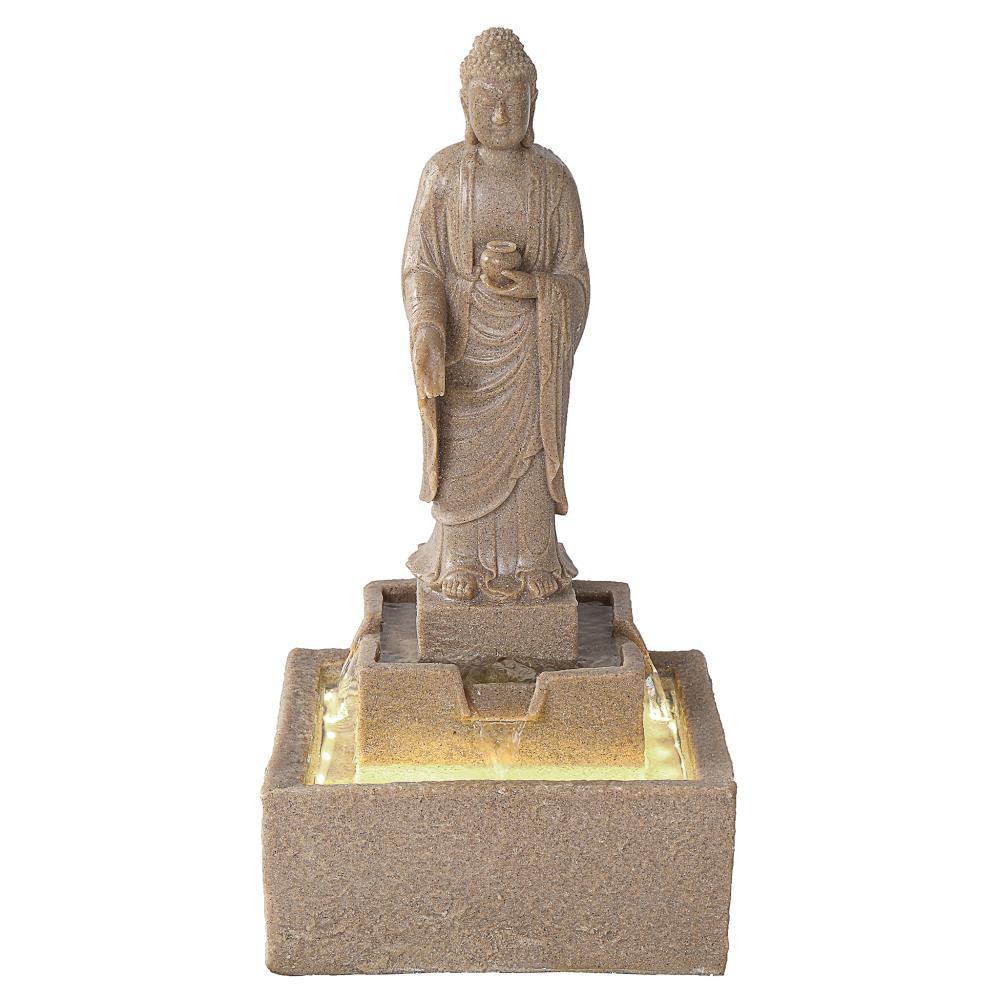 Design Toscano QN164006 23.5-in H Resin Outdoor Fountain Statue Pump Included