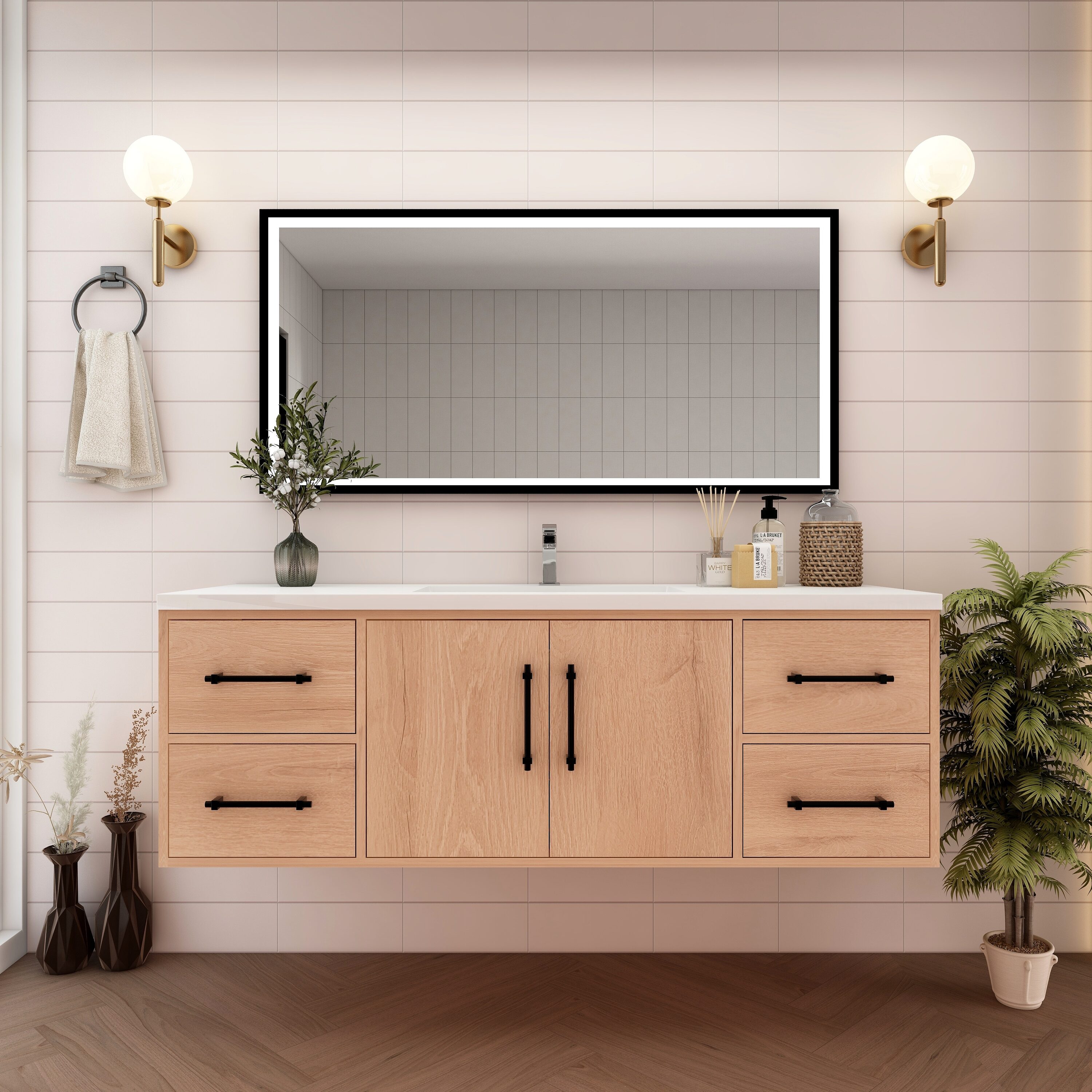 BV Better Vanity VICTORIA60SWH-RO Bath-Vanity-Combo - View #7