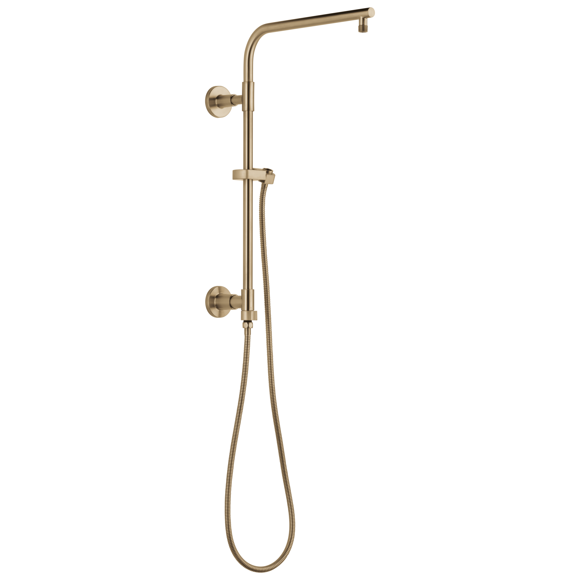 Delta 58810-CZ-PR Universal Showering Components Lumicoat Champagne Bronze 15-Inches Universal Bathtub/Shower Shower holder with hose 0.5-Inches -ID