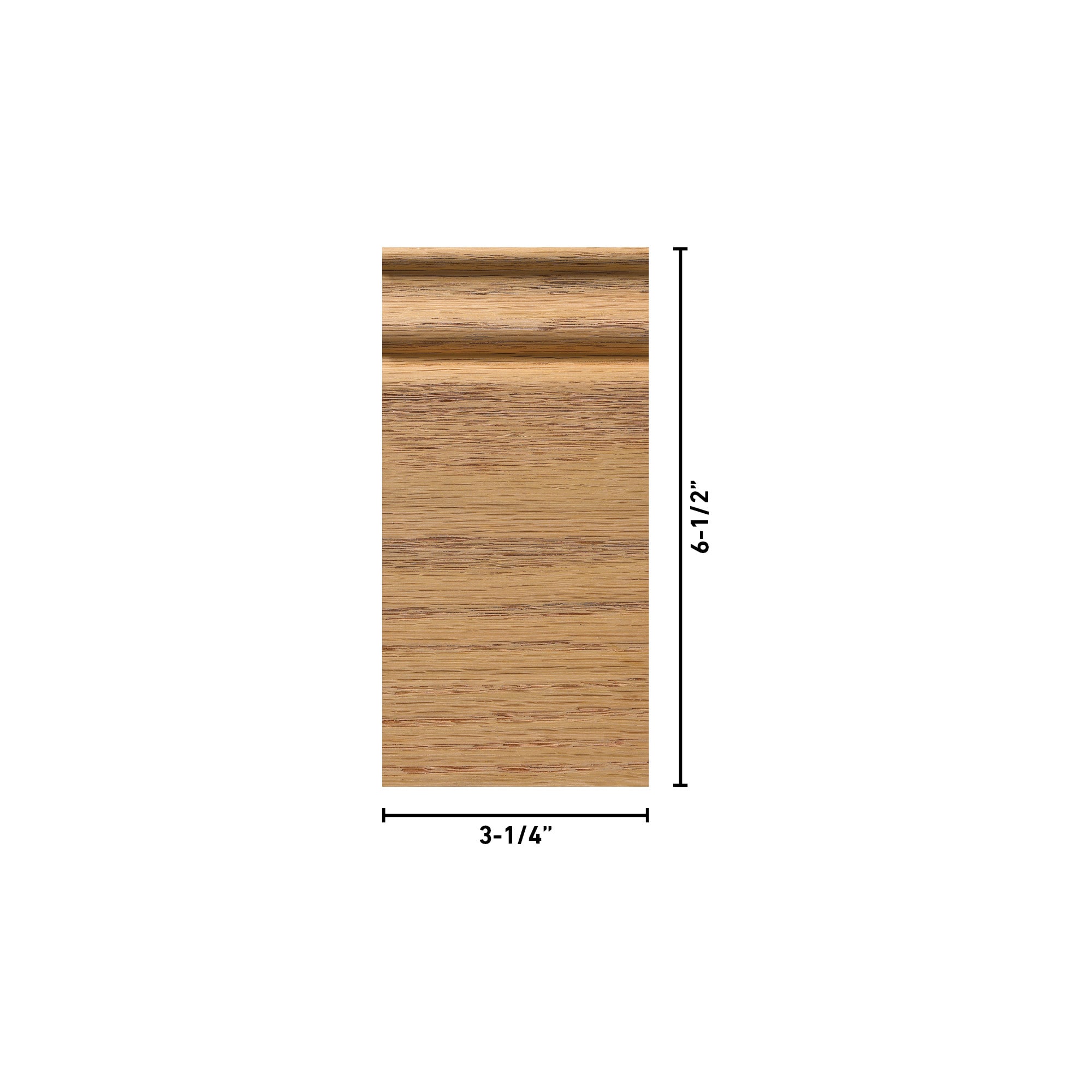 Ornamental Mouldings BG888PBOAK Moulding-Blocks - View #3