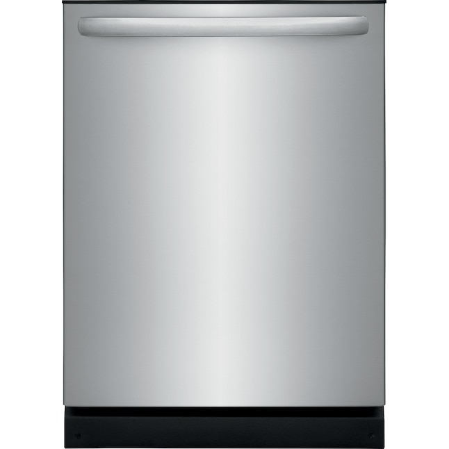 Frigidaire Top Control 24-in Built-In Dishwasher (Fingerprint Resistant  Stainless Steel) ENERGY STAR, 52-dBA in the Built-In Dishwashers department  at