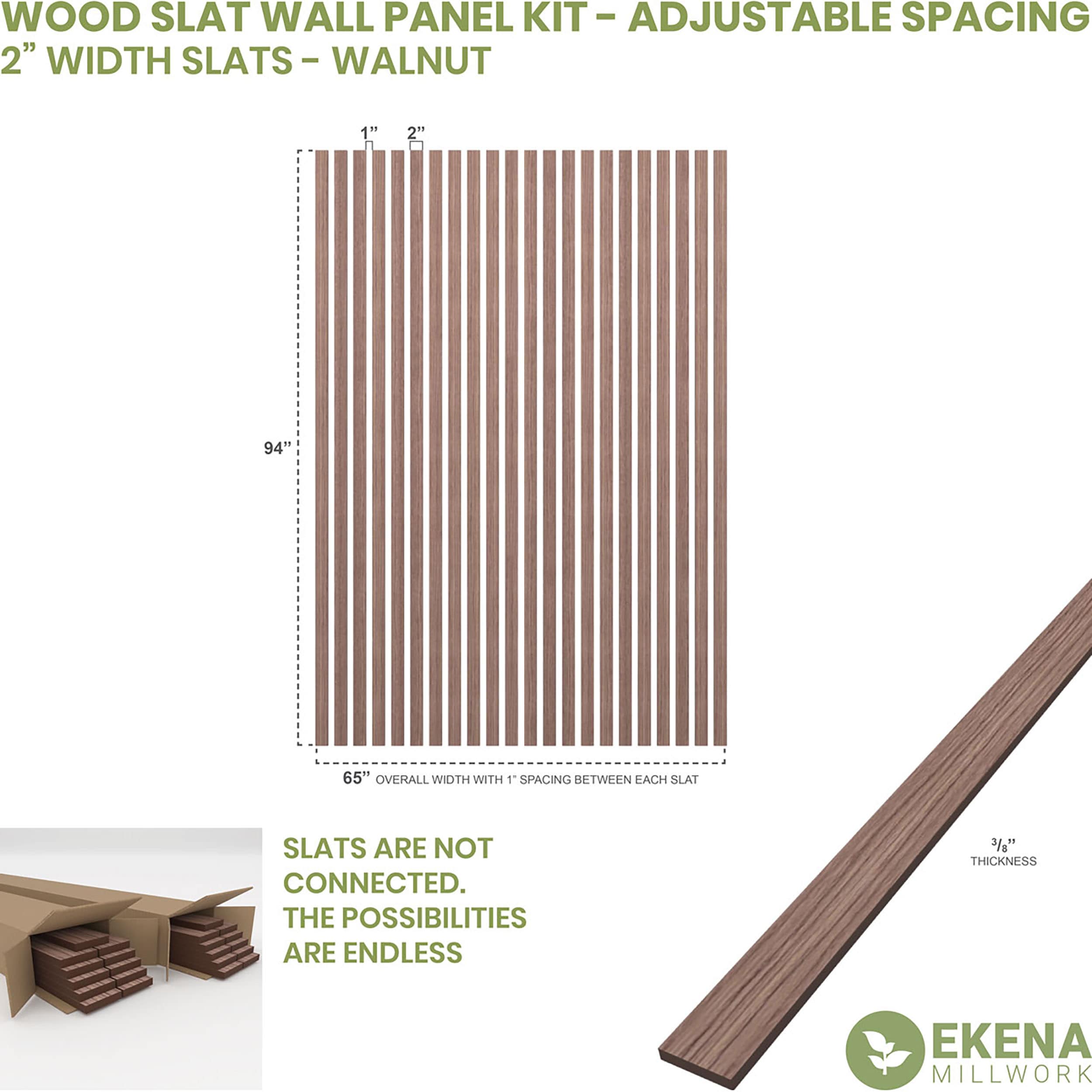 Ekena Millwork SWW66X94X0375WA Wall-Planks - View #2