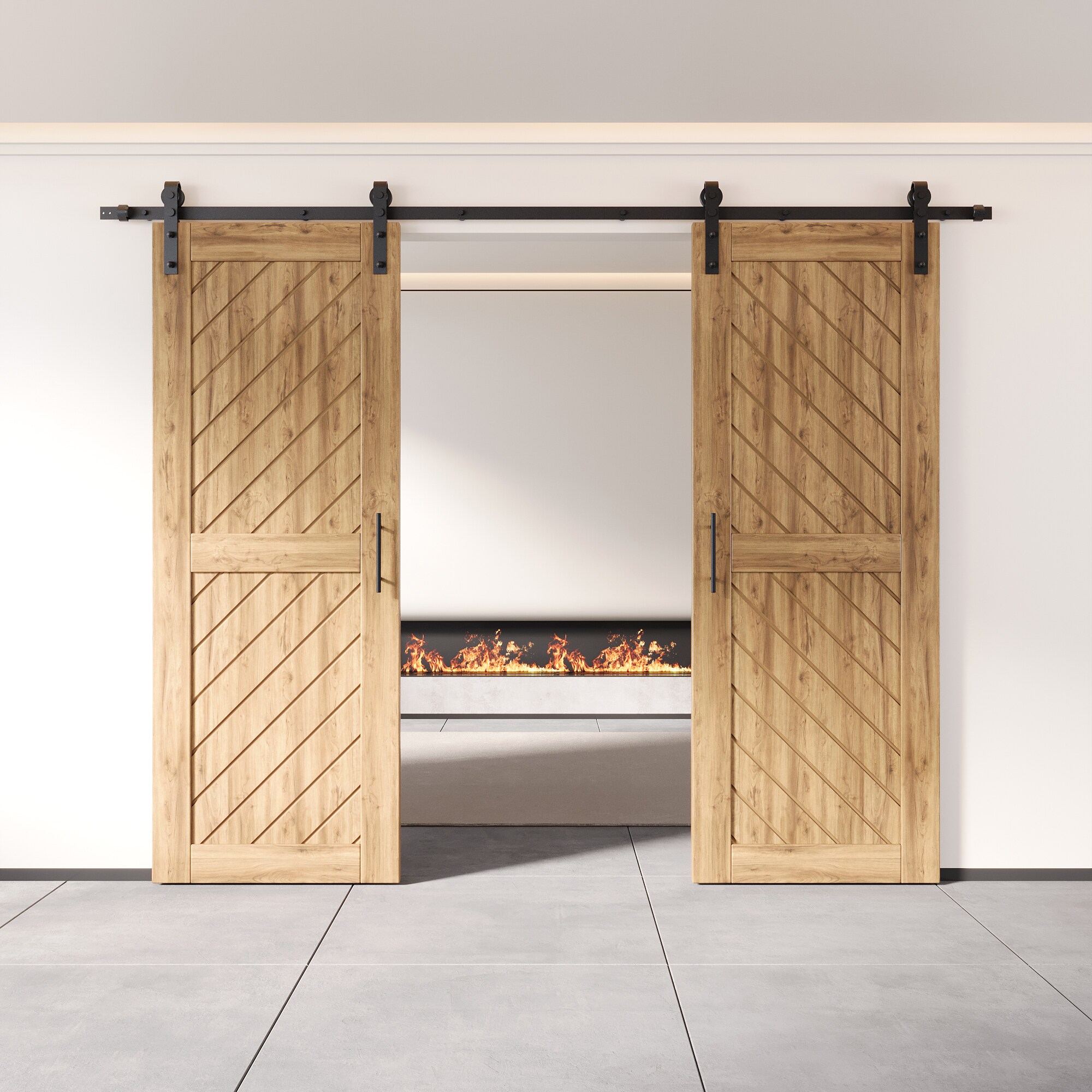 HOMACER YT2TGH108C-XT1-2680 Barn-Doors - View #8