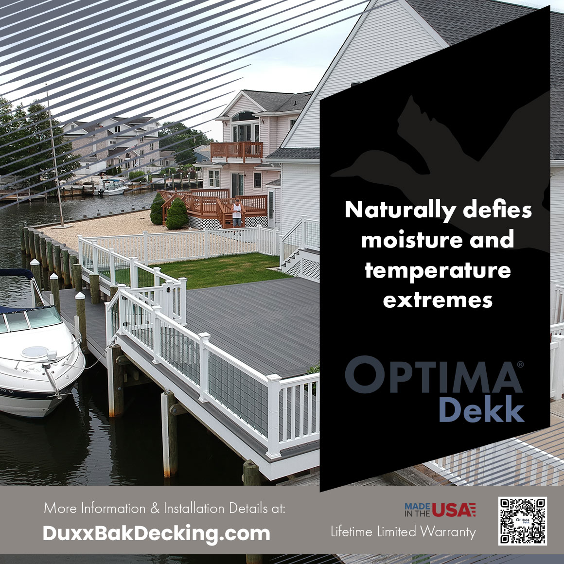 DuxxBak Composite Decking 1 In X 6 In X 20 Ft Warm Cedar Square   60728472 