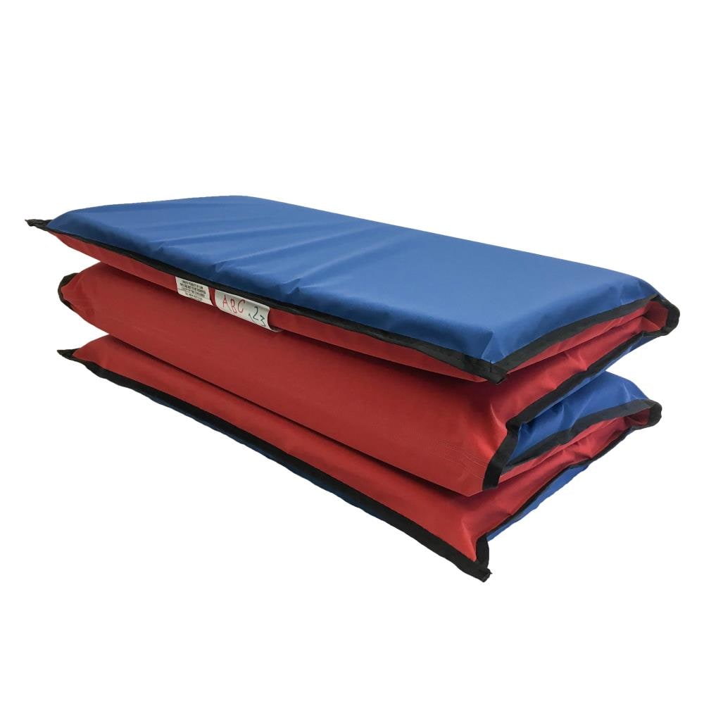 KinderMat PZ-EM2 2-ft x 4-ft Red, Blue Rectangular Indoor Home Rest Mat