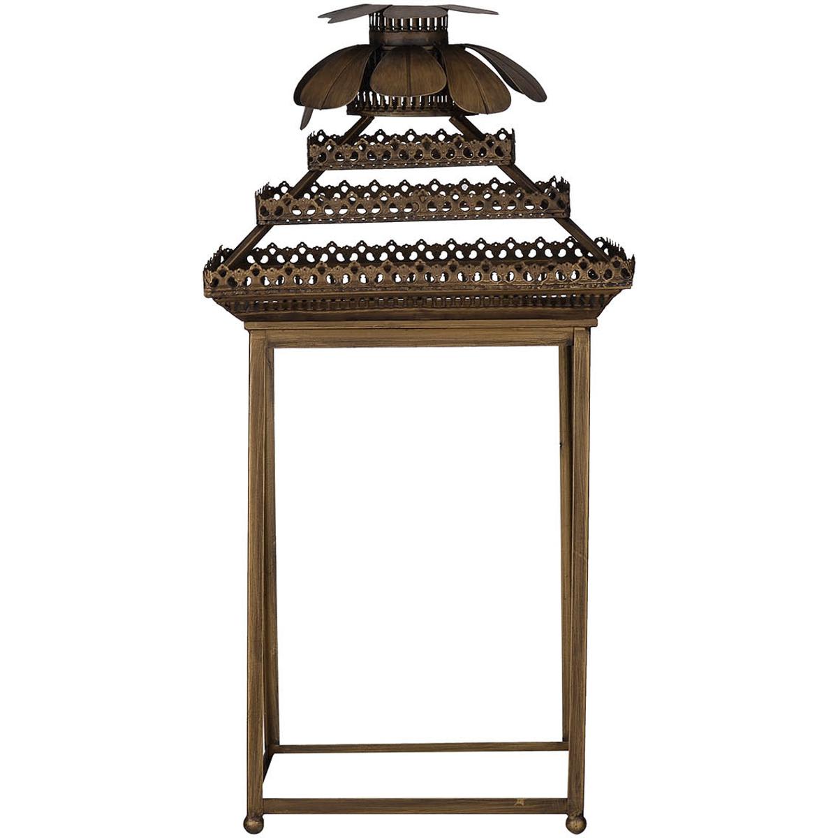 A&B Home  43947-DS Classic 157 inch Brass Lantern