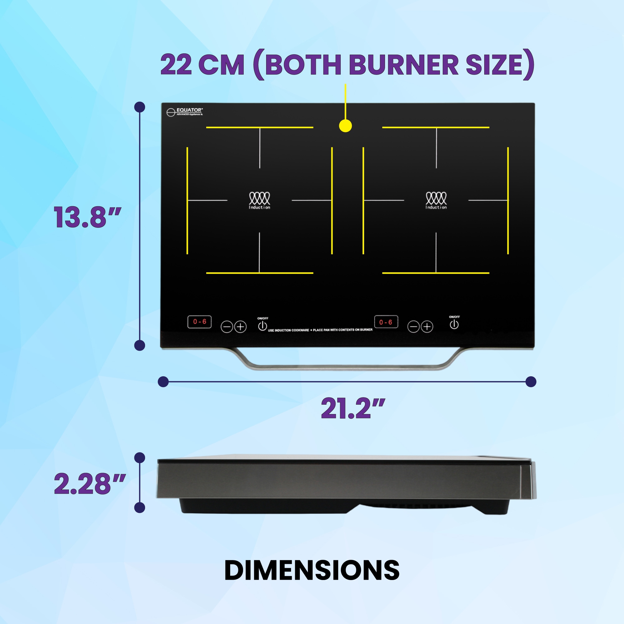 Equator Advanced Appliances PIC 200 Induction-Cooktops - View #15