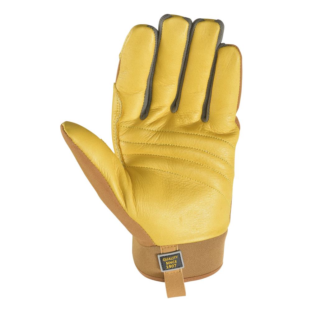 Wells Lamont X-large Yellow Leather Gloves, (1-Pair) in the Work Gloves  department at