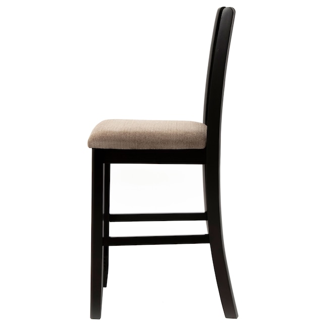 Benzara Gray and Brown Tall (36-in and Up) Upholstered Bar Stool Benzara Gray and Brown Tall (36-in and Up) Upholstered Bar Stool