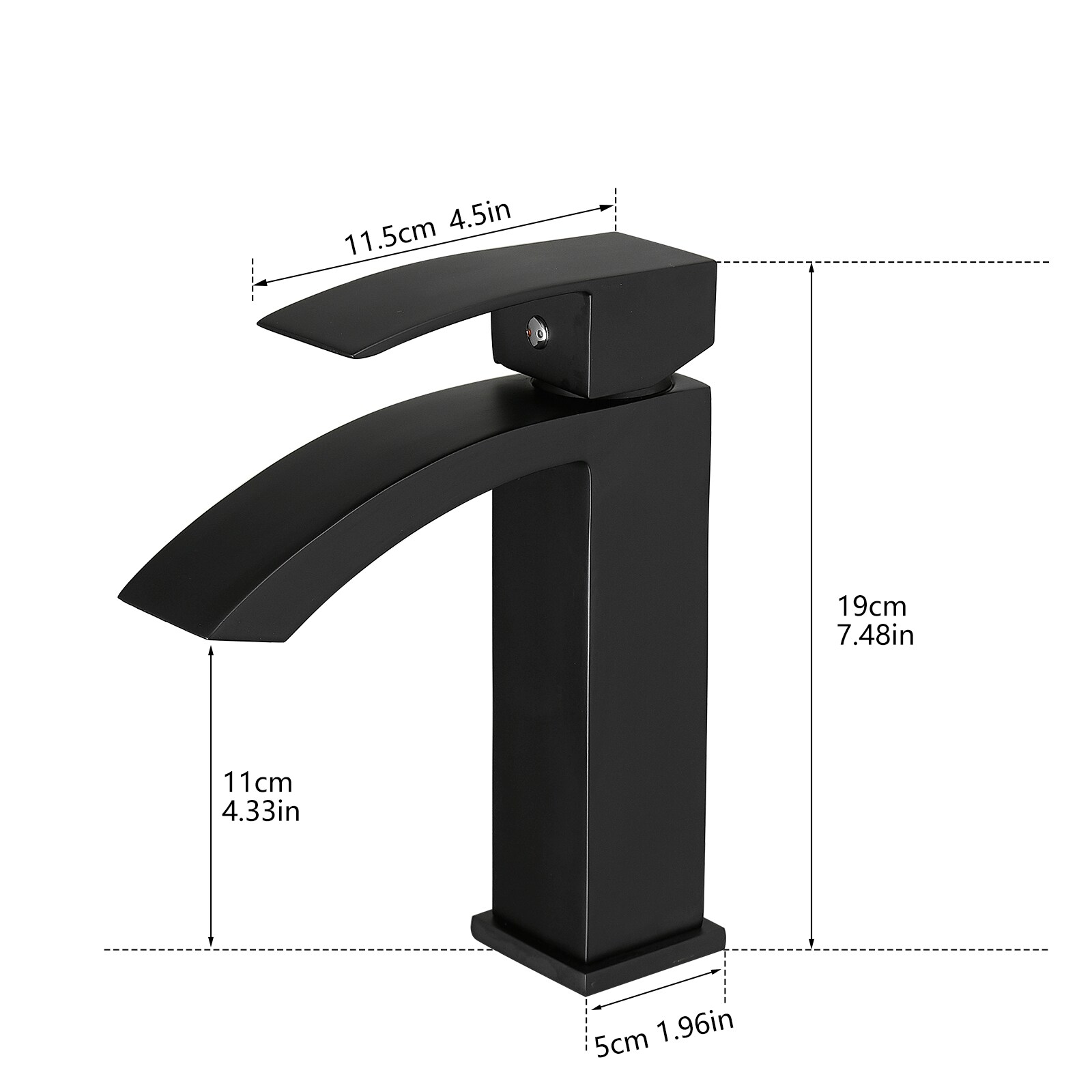 Poinic YZC-BF003MB Lavatory-Faucets - View #3