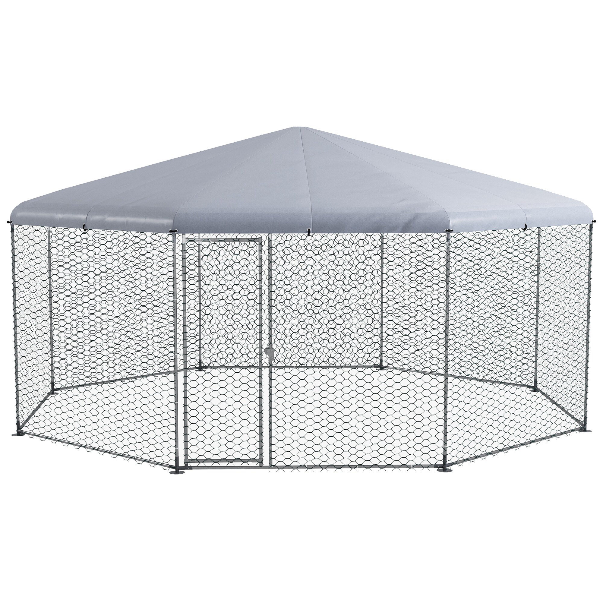 Maocao Hoom JLS00004 Silver Metal Chicken coop