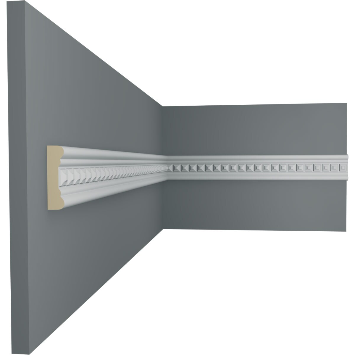 Ekena Millwork MLD01X00SQ Chair-Rail-Moulding - View #5
