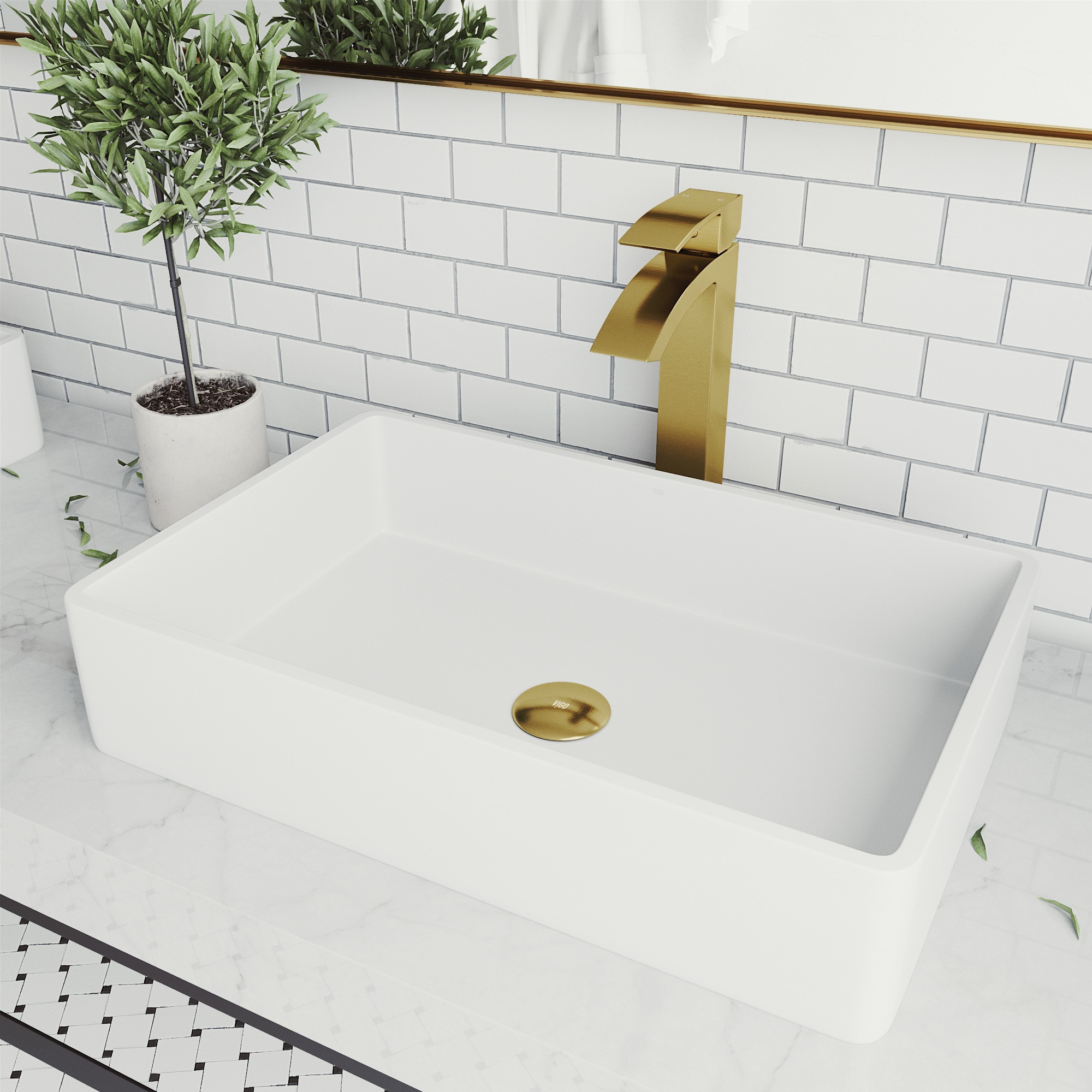 VIGO VGT1458 Bath-Sink - View #2