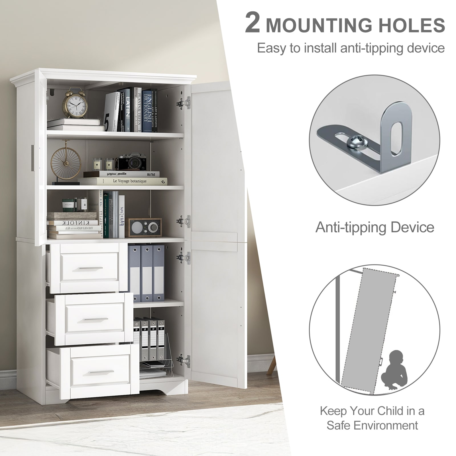 Siavonce FZ65921 Utility-Storage-Cabinets - View #4