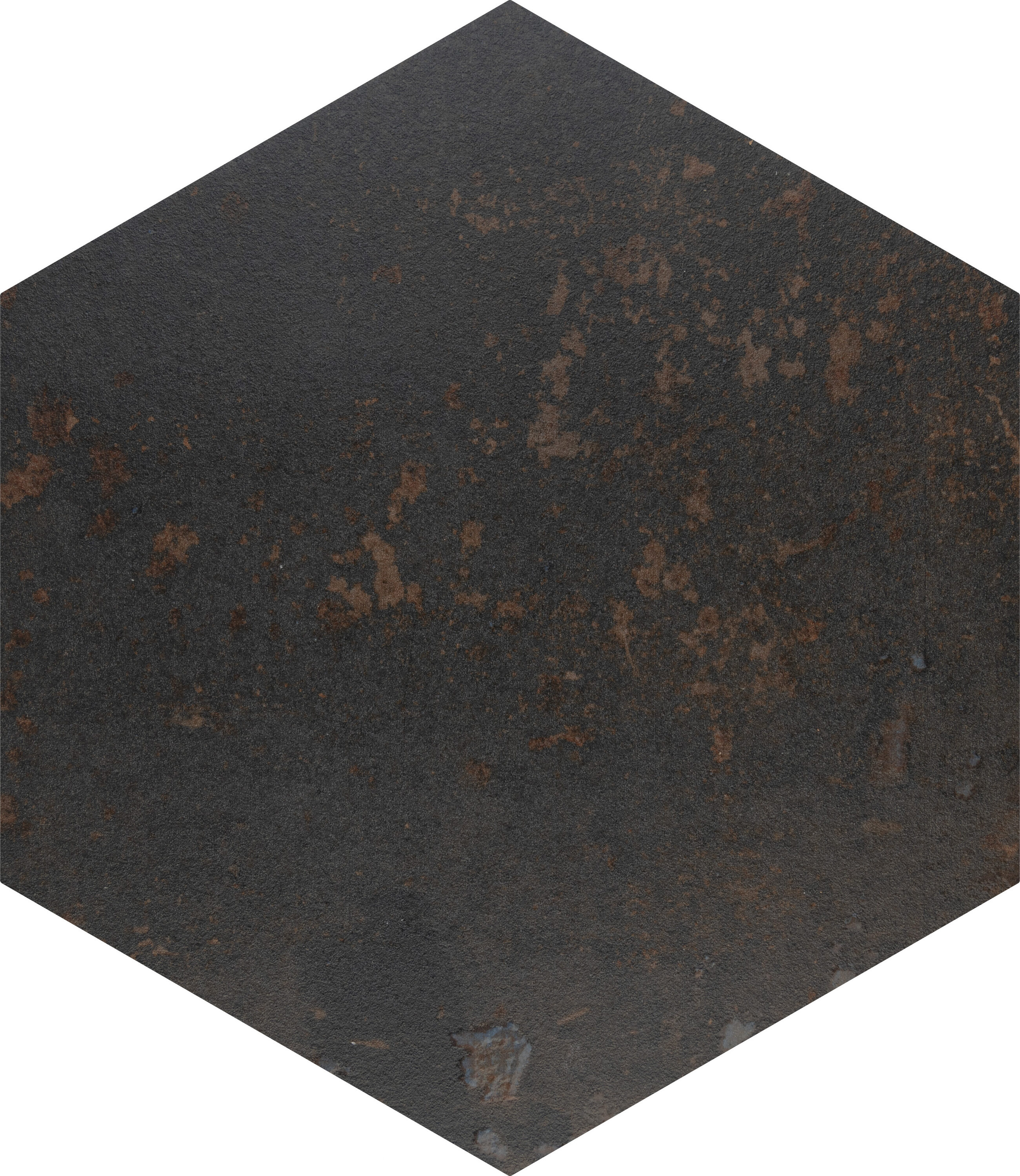 Affinity Tile S1FCD10XPOM Sample - Polaris Hex Mix 9-in x 10-in Multi-finish Porcelain Hexagon Floor and Wall Tile
