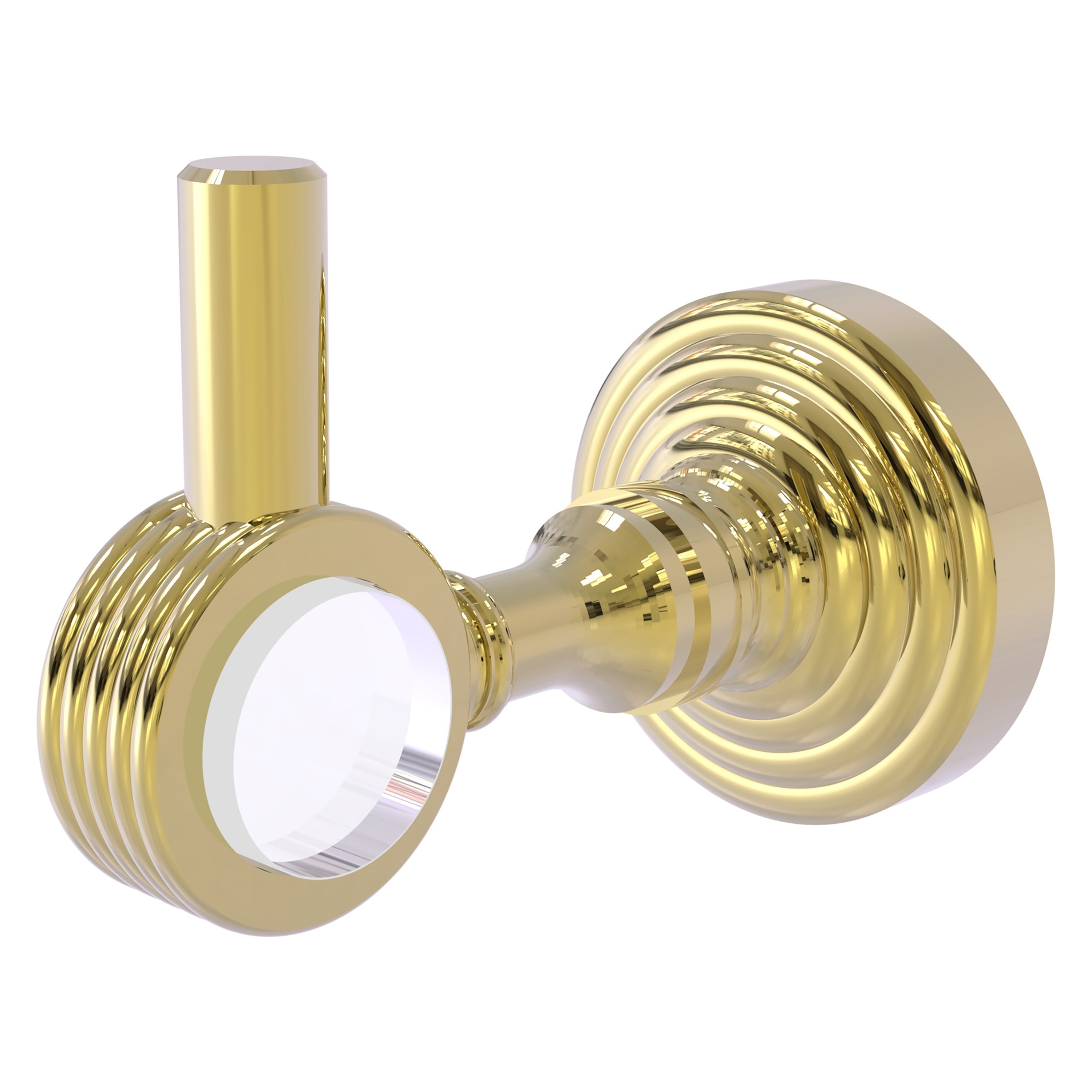 Allied Brass PG-20G-UNL Pacific Grove Unlacquered Brass Single -Hook Wall mount Towel Hook
