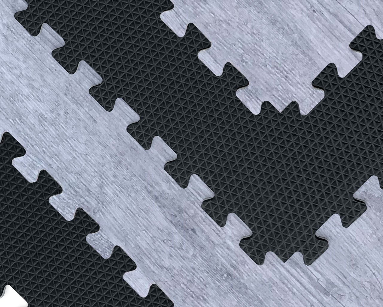 Norsk 24 Sq ft Interlocking Foam Floor Mat, 6-Pack, Gray, Size: 24 inch x 24 inch