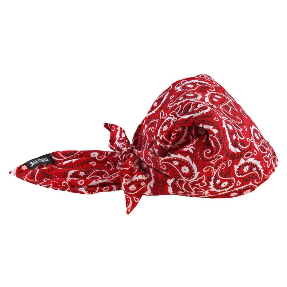 Chill-Its 12325 Adult unisex Red Western Synthetic Cooling hat