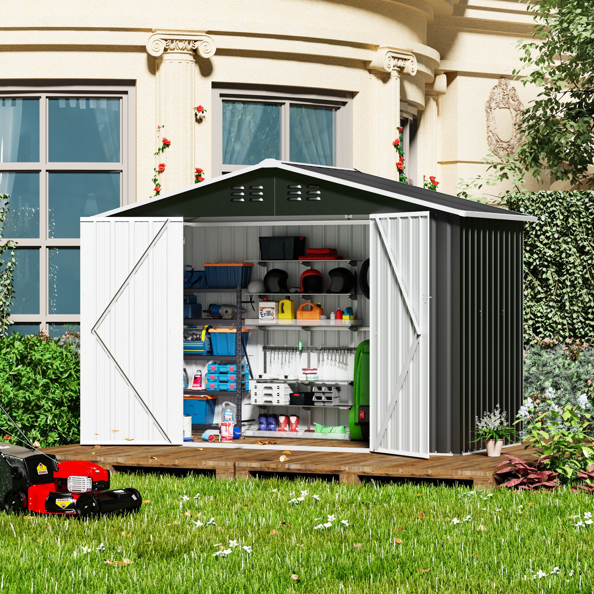 Mondawe MD-HG61P1365 Metal-Storage-Buildings-Sheds - View #2