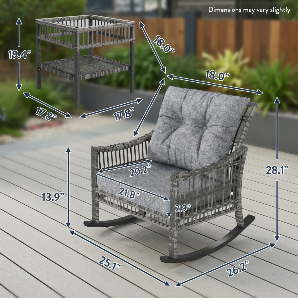 Choco Moon WYC-WQ45736-LS Patio-Conversation-Sets - View #3