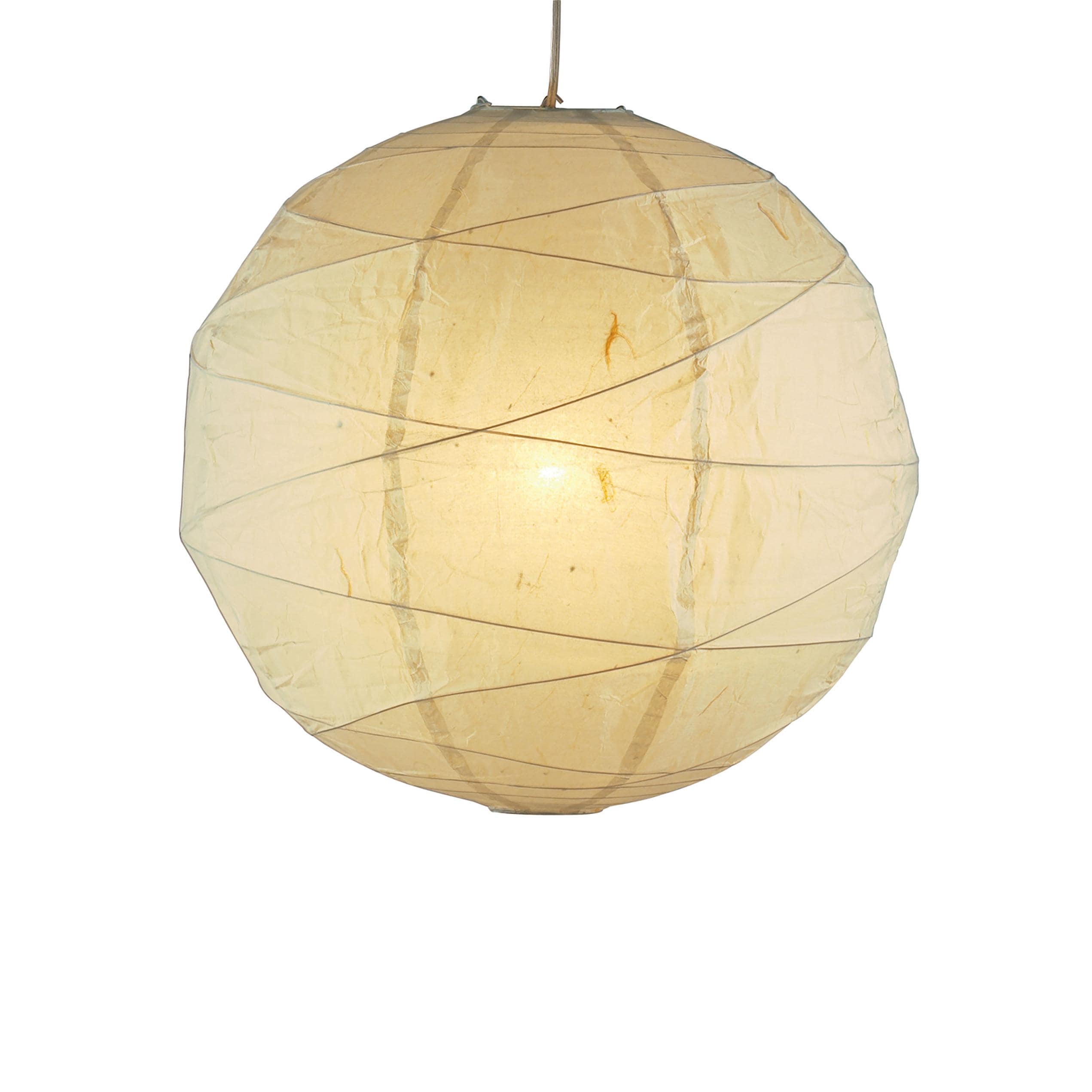 Adesso 4161-12 Orb 1 -Light Natural Farmhouse Globe Medium Hanging Pendant light