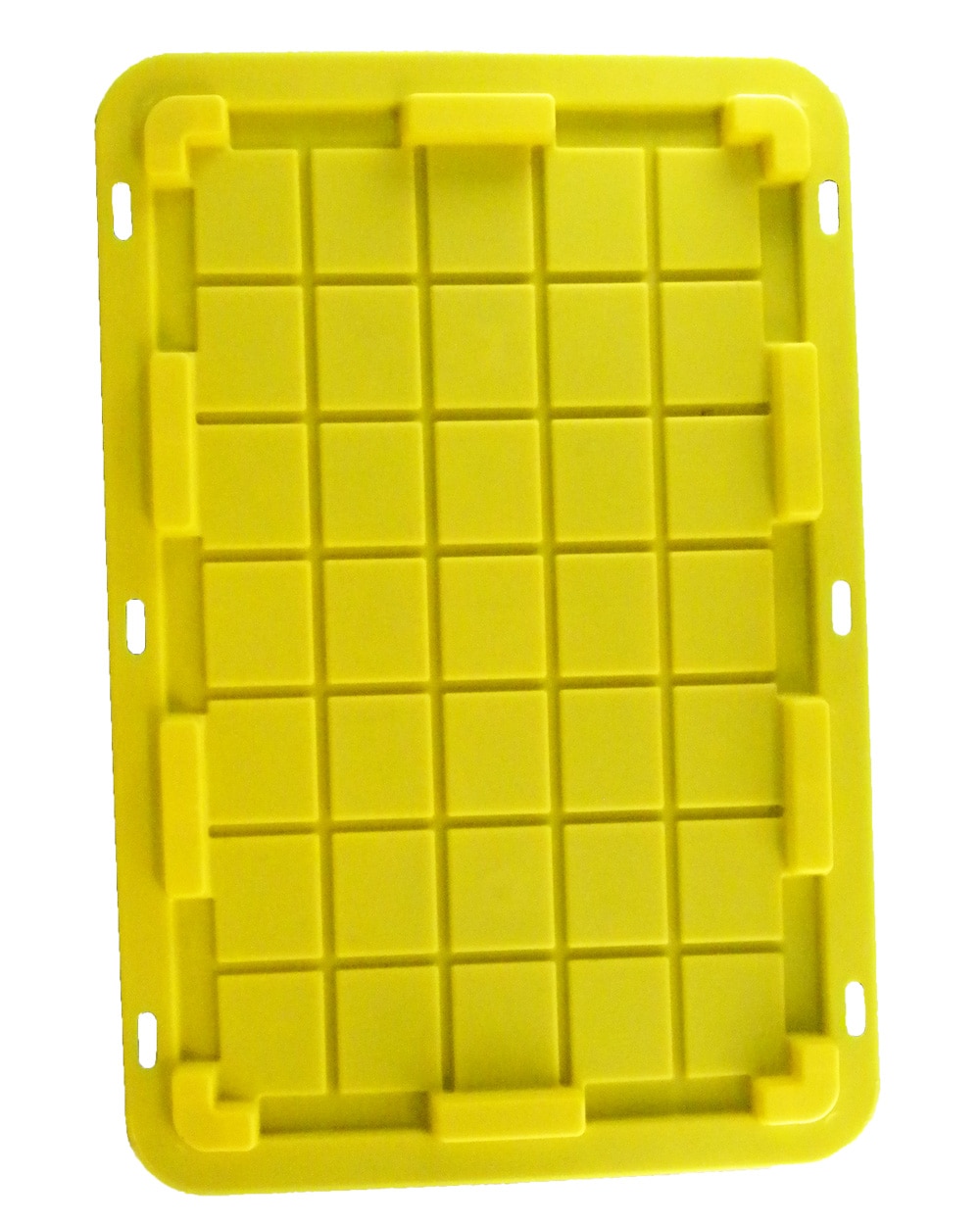 Centrex Plastics, LLC 20.75-in x 30.625-in 5-Pack Yellow Standard Snap  Plastic Lid in the Plastic Storage Tote Lids department at