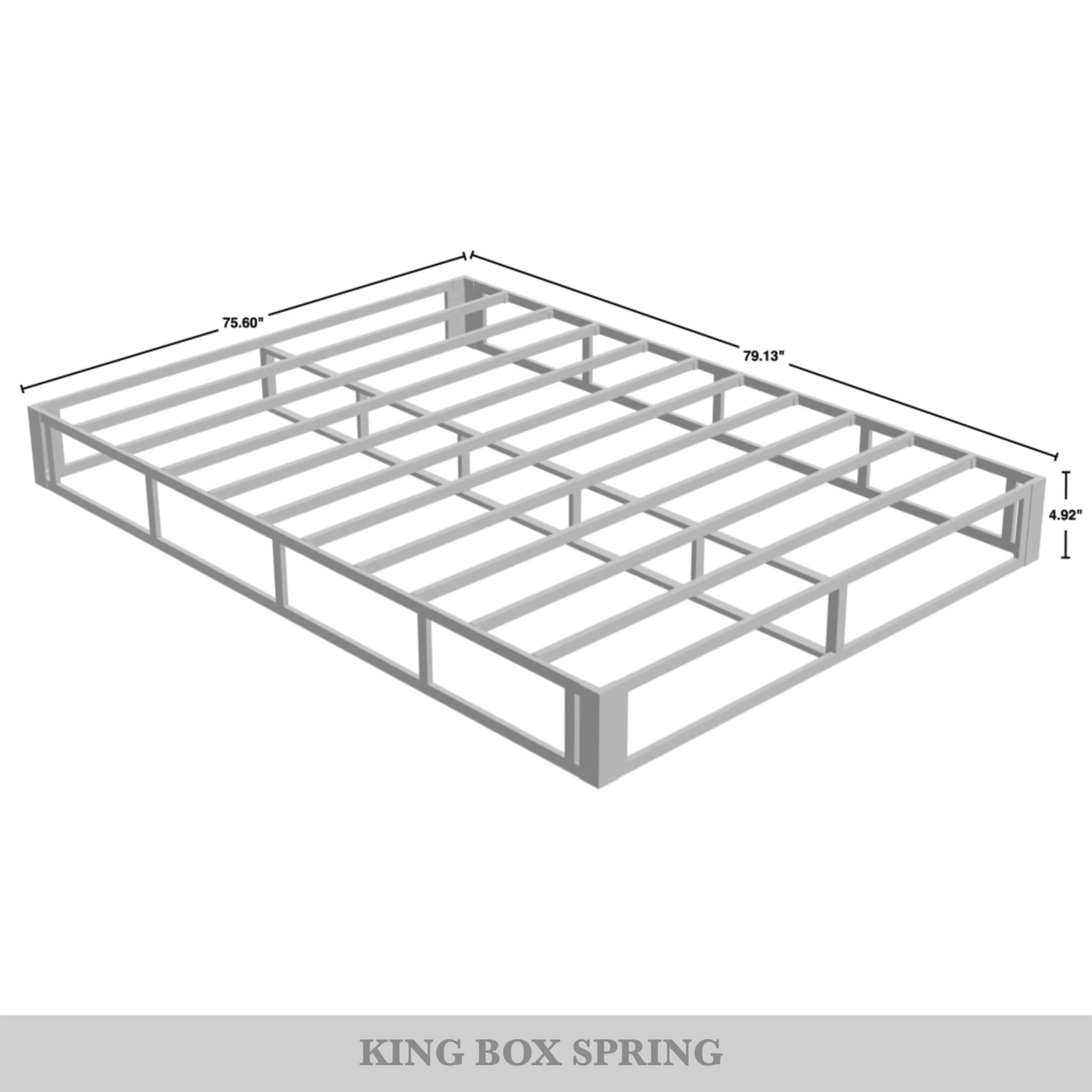 ChaletPosh CM030KBS-WGY-LN Box-Springs - View #8
