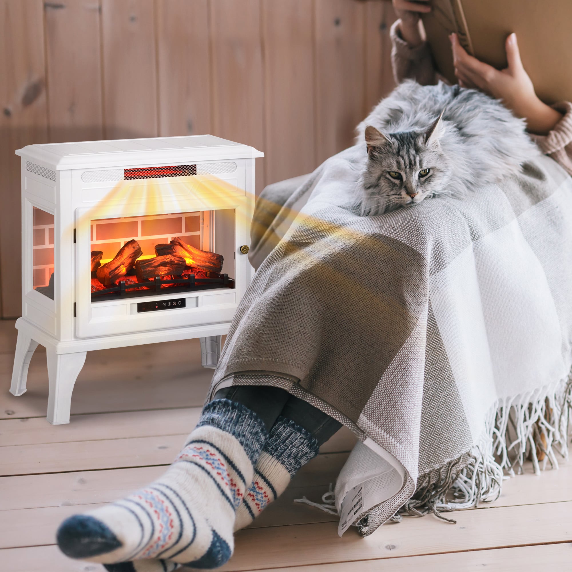 SINOFURN SYE740026WT Electric-Fireplaces - View #9