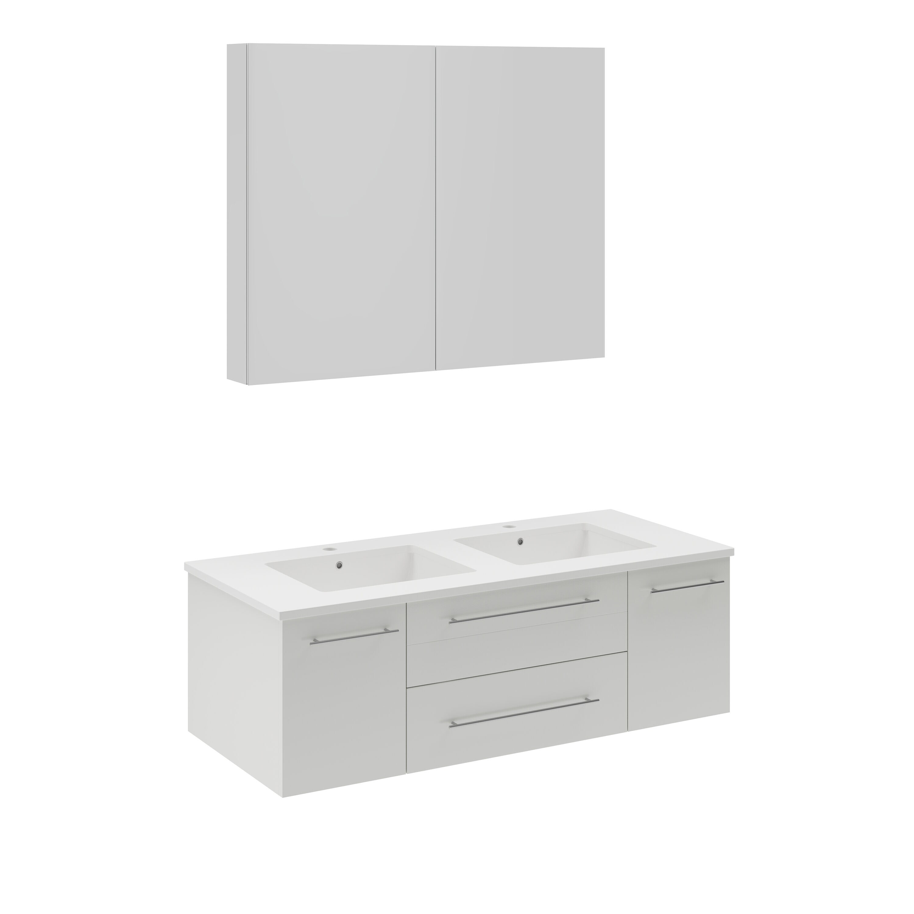 Fresca FVN6148WH-UNS-D Bath-Vanity-Combo - View #2