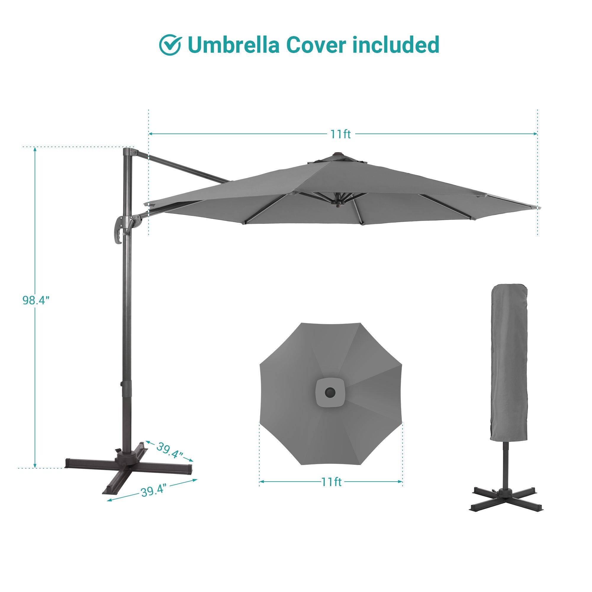Sonkuki SD-MN335GY Umbrellas-2 - View #2