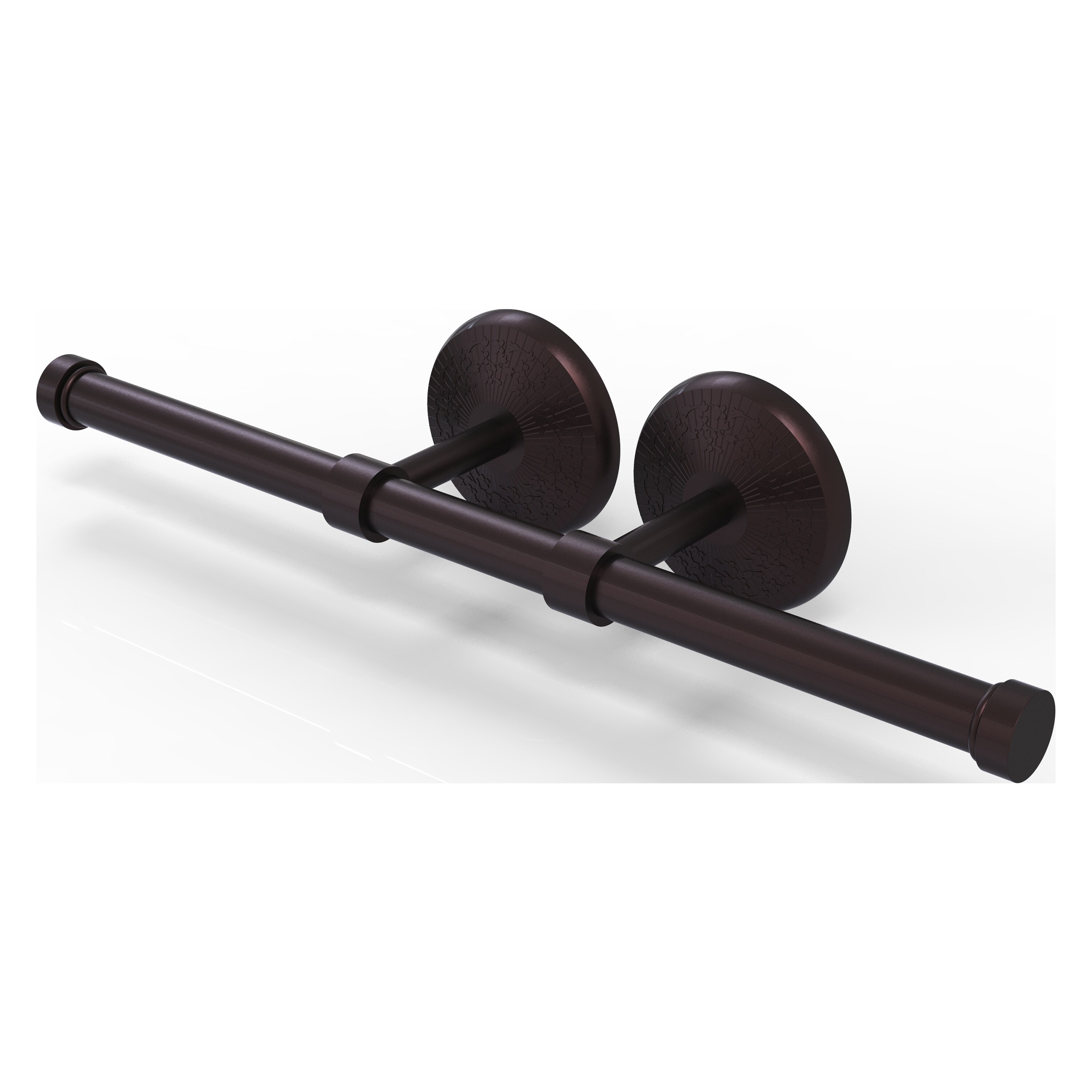 Allied Brass MC-24-2-ABZ Monte Carlo Antique Bronze Wall mount Double post Toilet Paper Holder 2 -Rolls with Storage