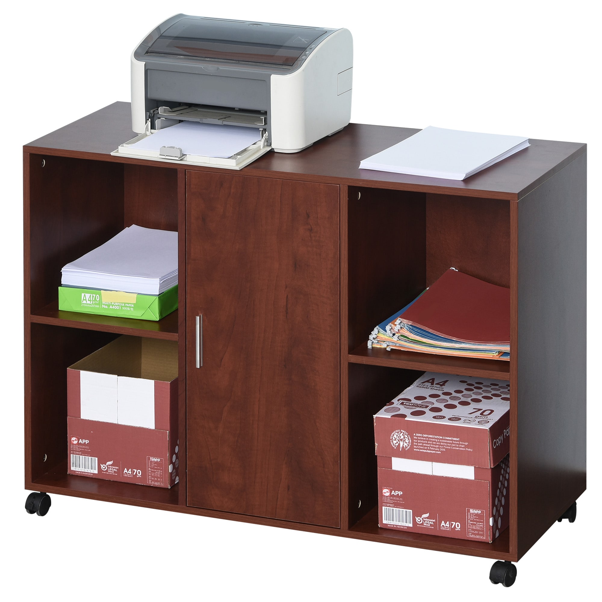 Maocao Hoom JLP217760 Brown 39.25-in File Cabinet
