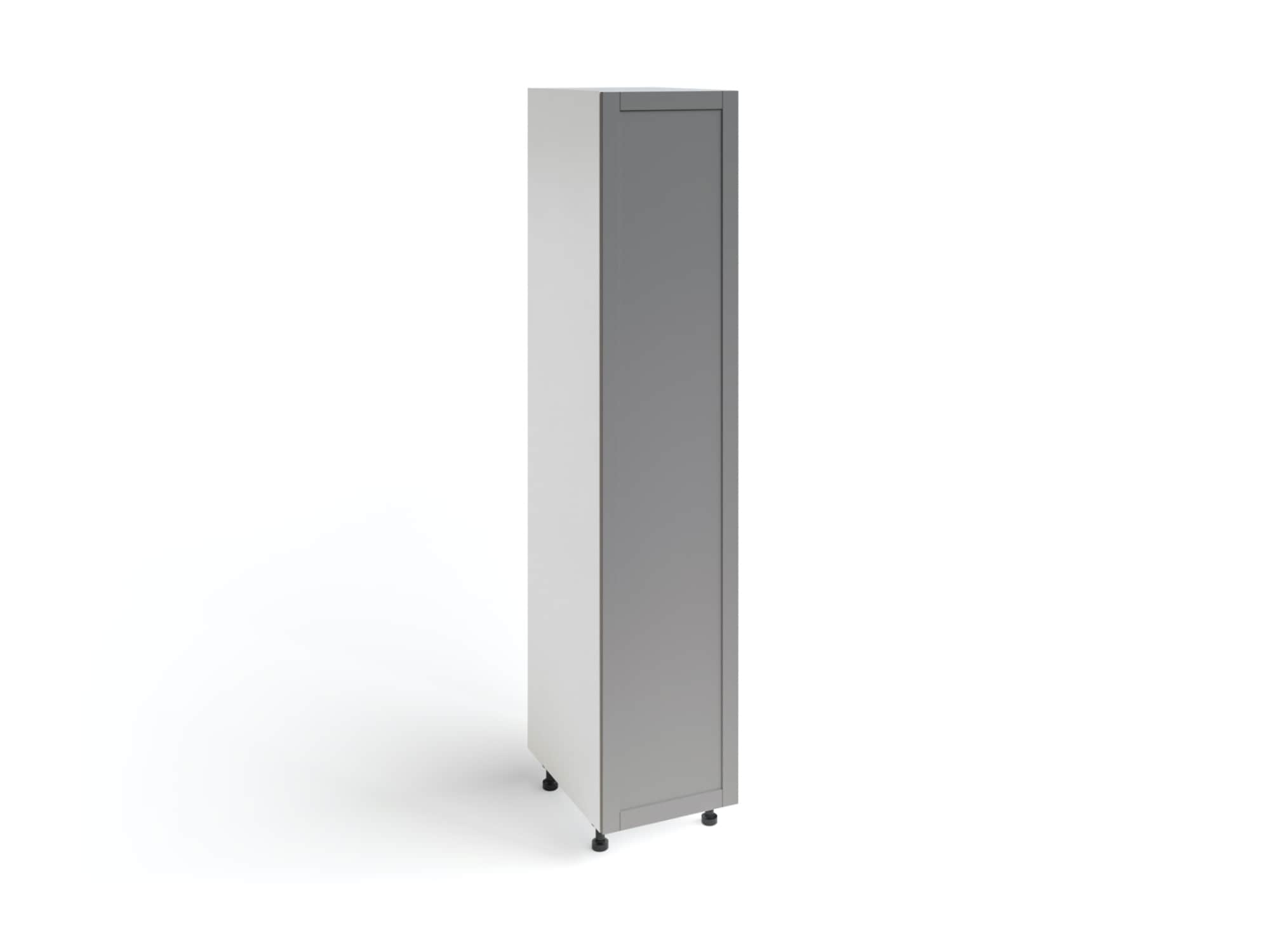 NewAge Products 82016 Home Cabinet 18-in W x 86.3-in H x 24.8-in D Gray Door Pantry Fully Assembled Cabinet (Shaker Door Style)