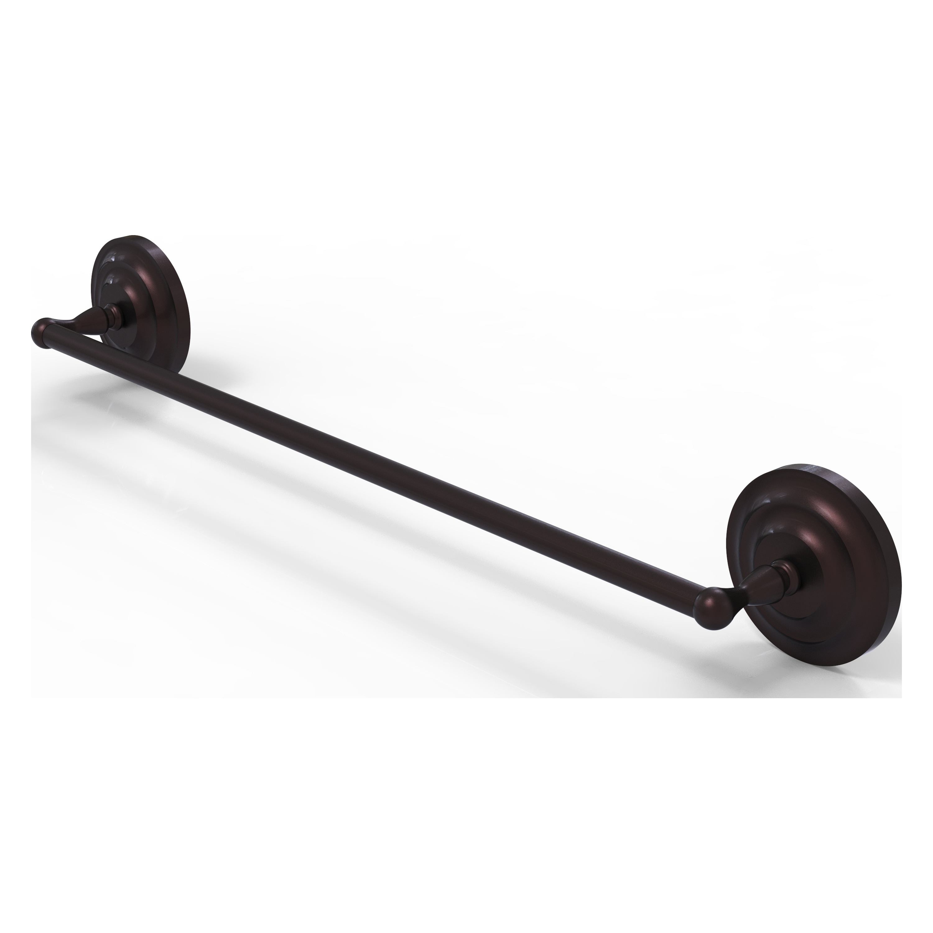 Allied Brass QN-31/36-ABZ Que New 36-in Antique Bronze Wall mount Single Towel Bar