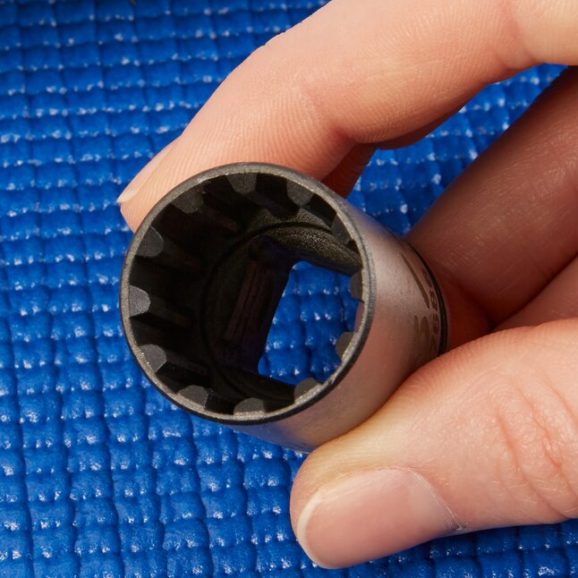 Kobalt Universal Standard (SAE) 1/2-in Drive Spline 3/4-in Shallow Socket Kobalt Universal Standard (SAE) 1/2-in Drive Spline 3/4-in Shallow Socket