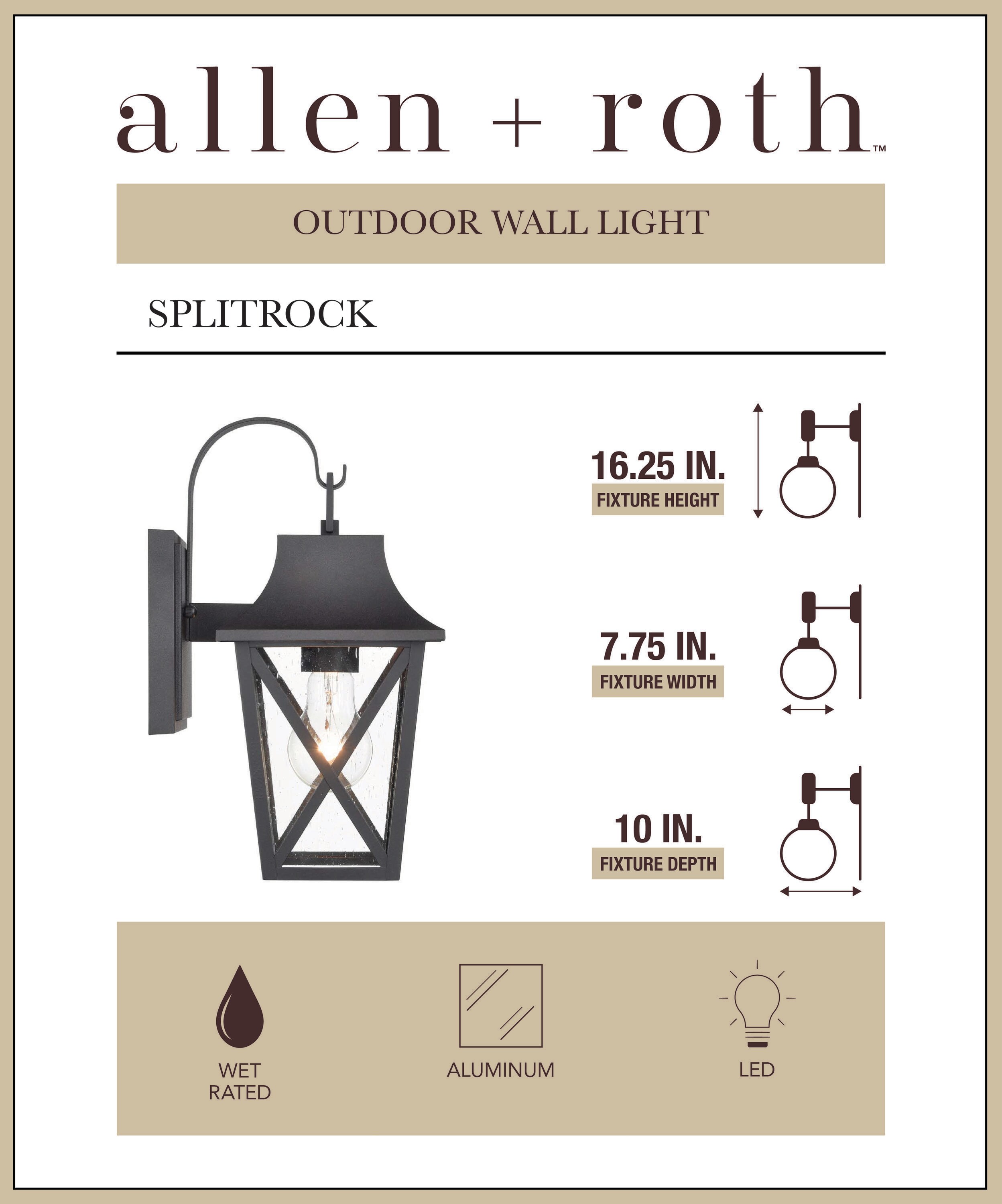 allen + roth ELW42647-BK-M Outdoor-Wall-Lighting - View #2
