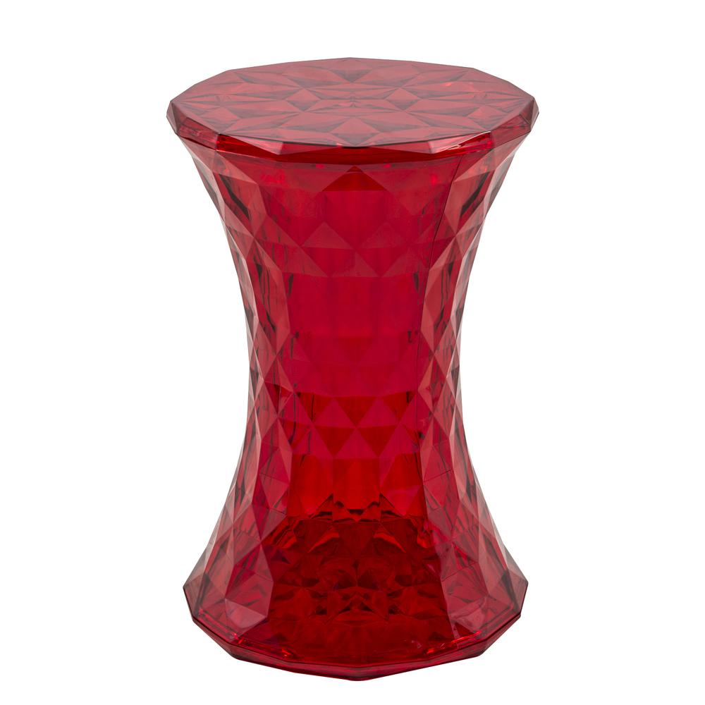 Leisuremod BG3143821 Diamond Shaped Modern Vanity Clio Stool/Side Table