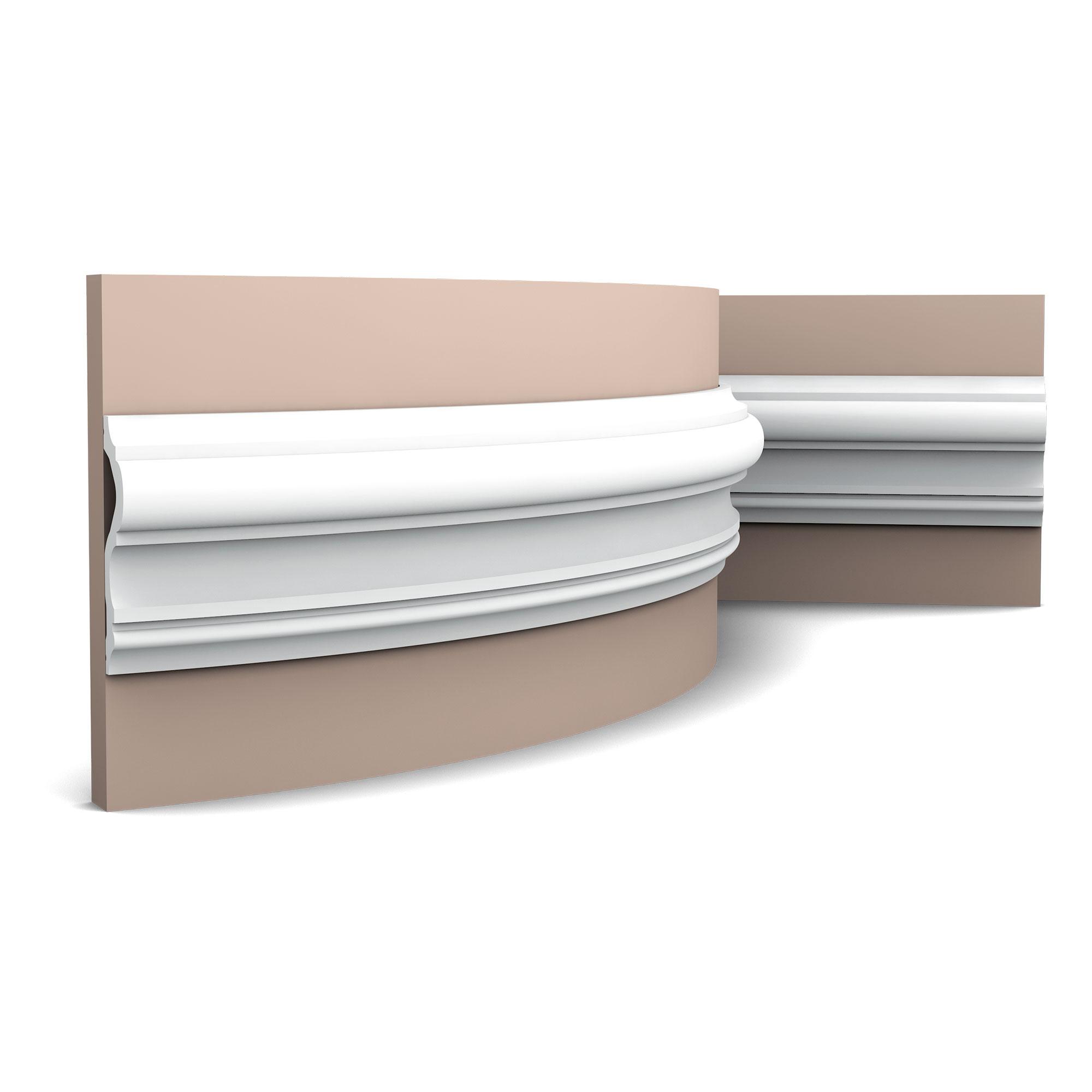 Orac Decor FP8050 Panel Moulding 4.75-in x 6.5-ft White Primed Polyurethane Wall Panel Moulding