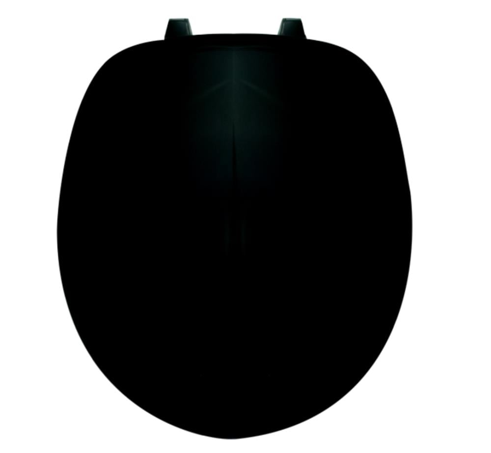Centoco DS200-407 Plastic Black Round Toilet Seat