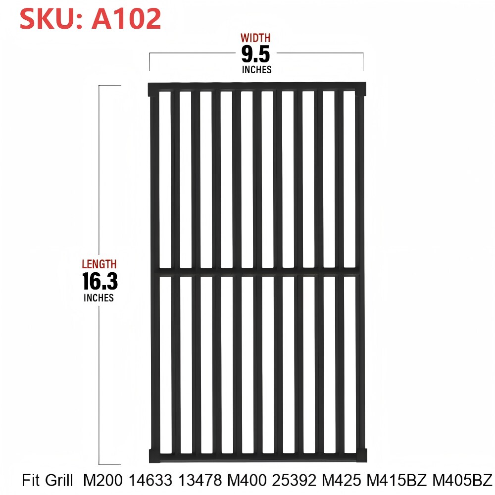 Monument A102 Gas-Grill-Cookgrates-Warmracks - View #2