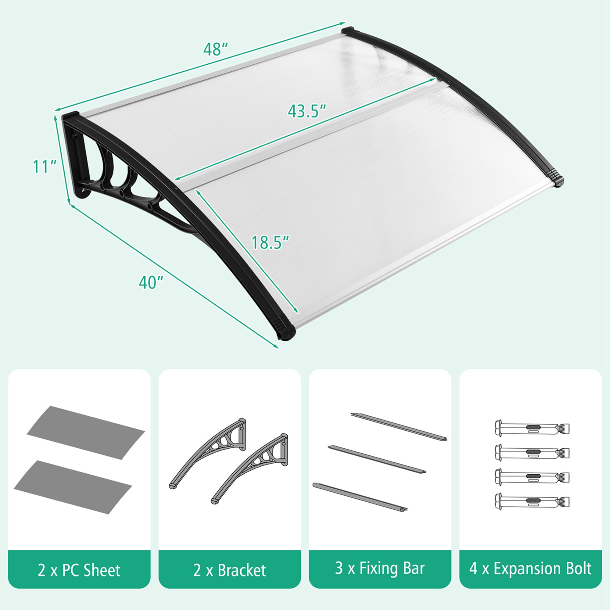 Costway HCST00688 Canopies-Sl - View #2