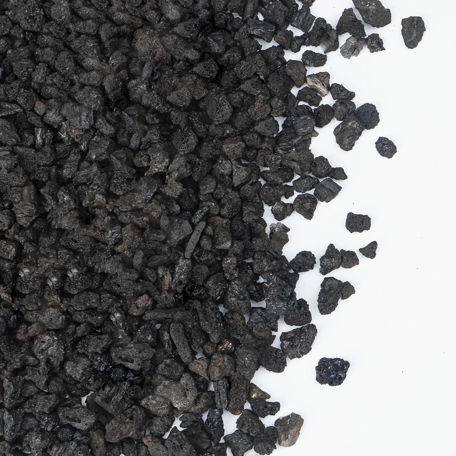 Volcantic Rocks Luupatchy 5 lb Natural Volcanic Lava Rock 1/5 Inch Black Pebbles for ...
