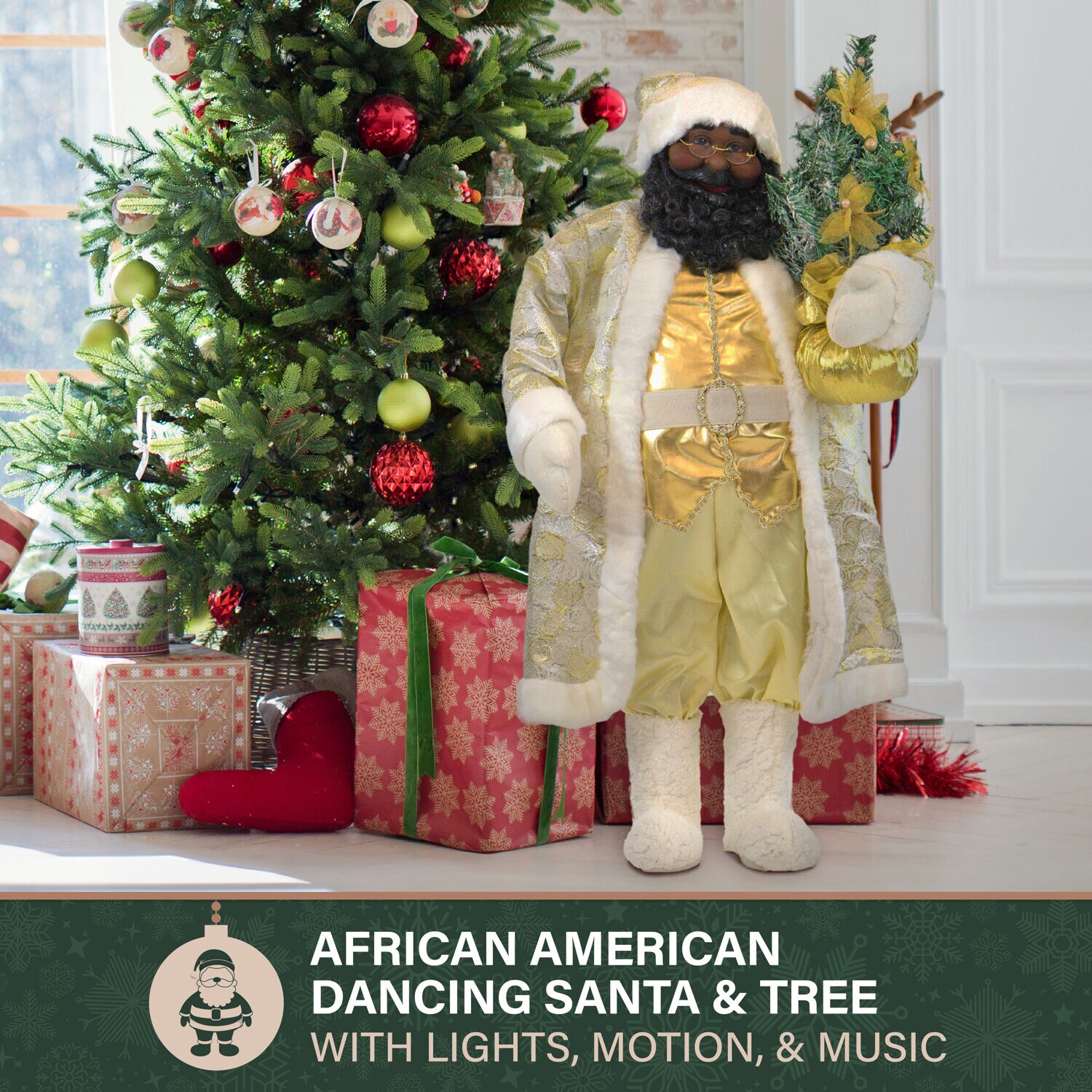 Fraser Hill Farm FSC036-1WT9-AA Table-Christmas-Decorations - View #3