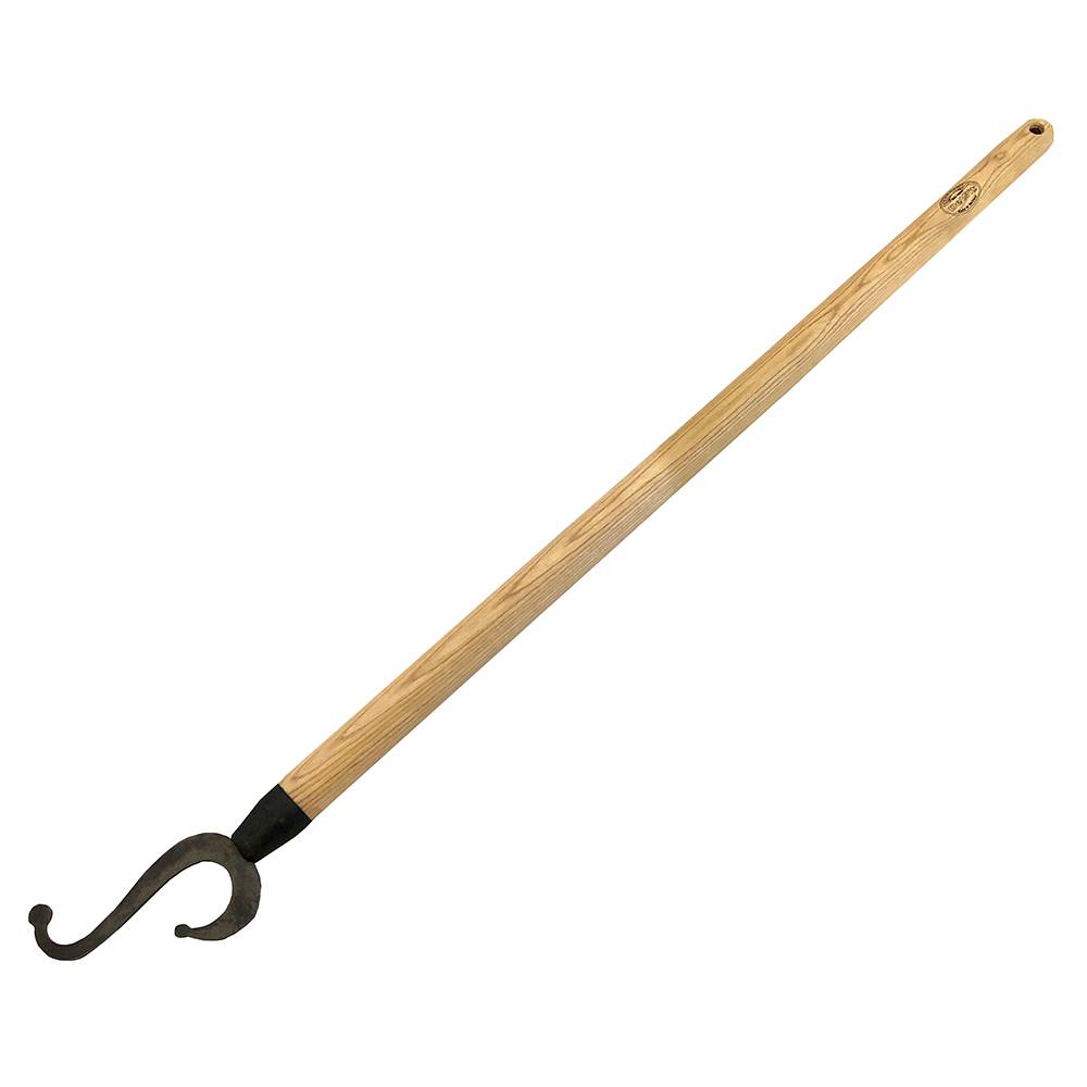 Lehman's 31-3338 DeWit Branch Hook - Boron Steel and Ash Wood Handle - 34 inches long