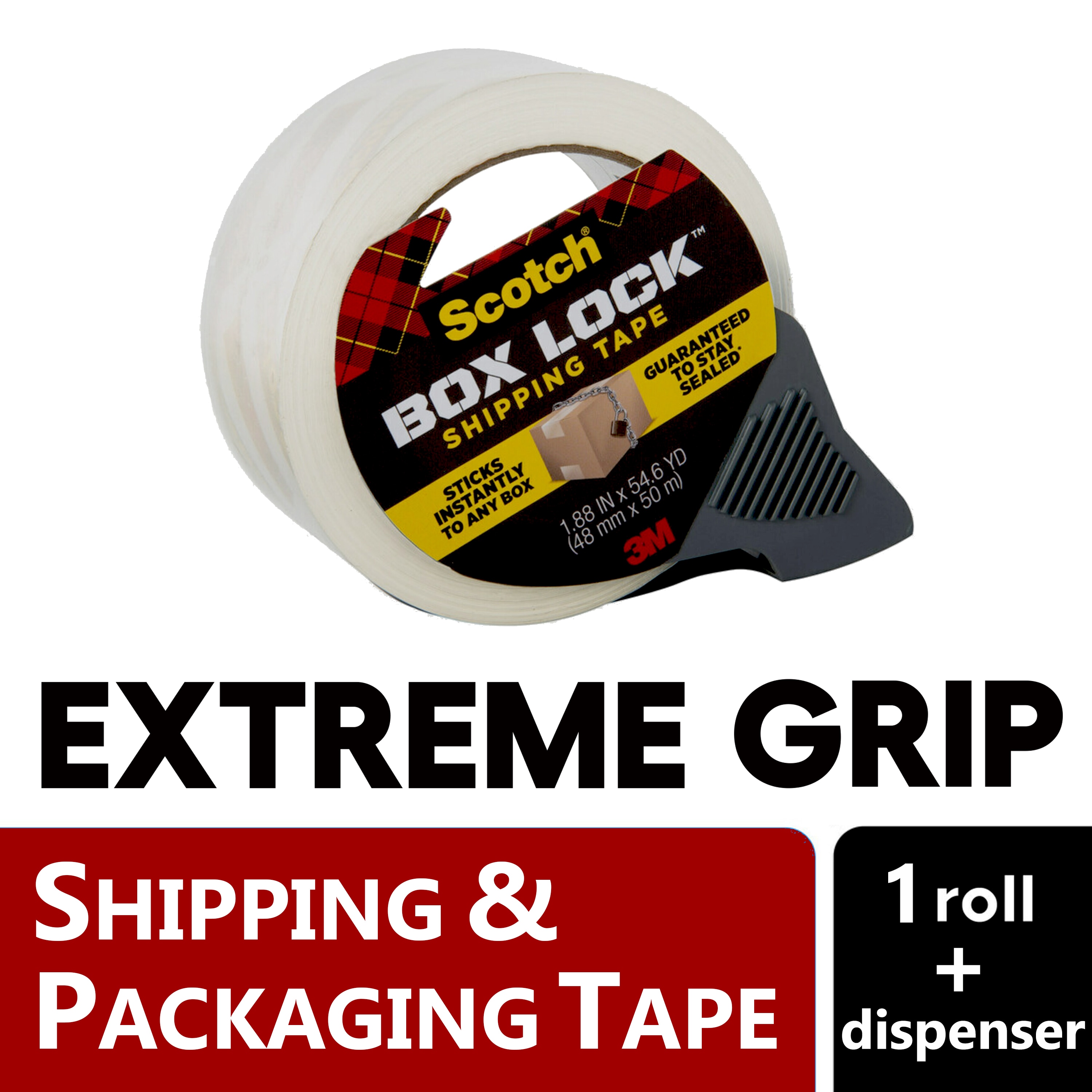 DUCK TAPE 224530 Brown Packing Tape, 25m x 50mm