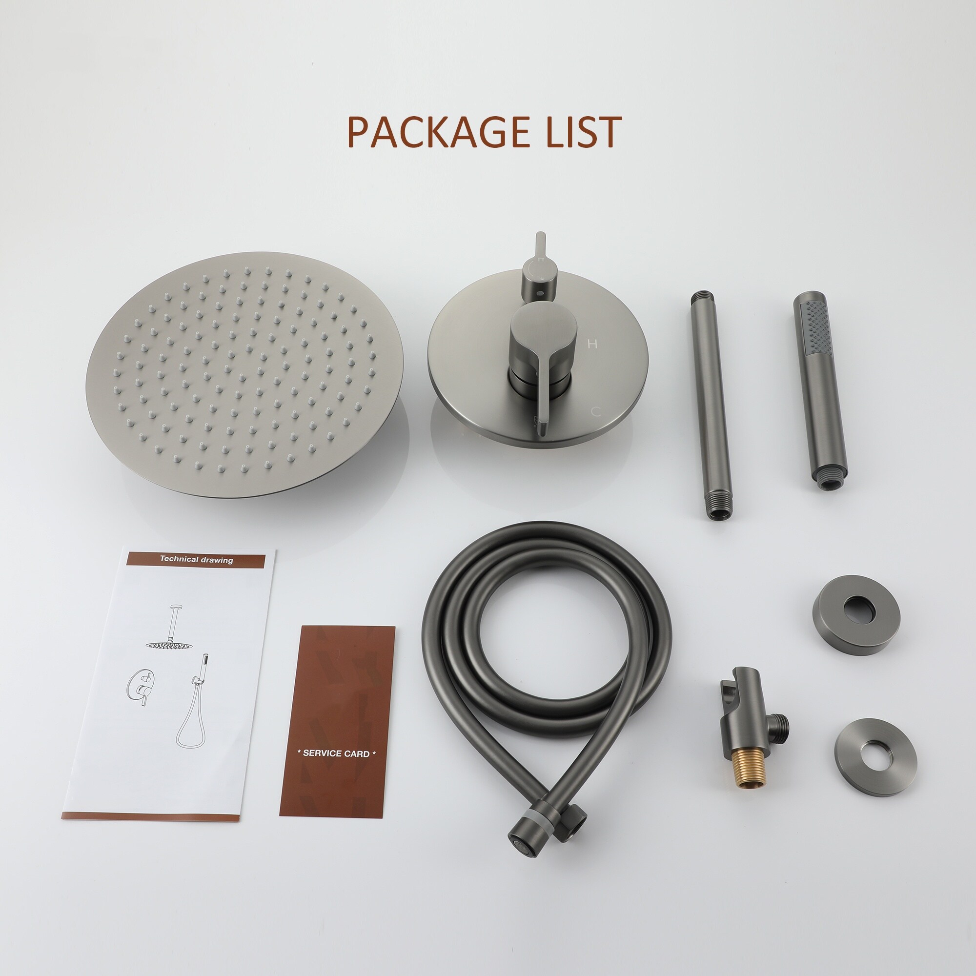 CASAINC CS6241-BG Showerhead-Bar-Panels - View #7